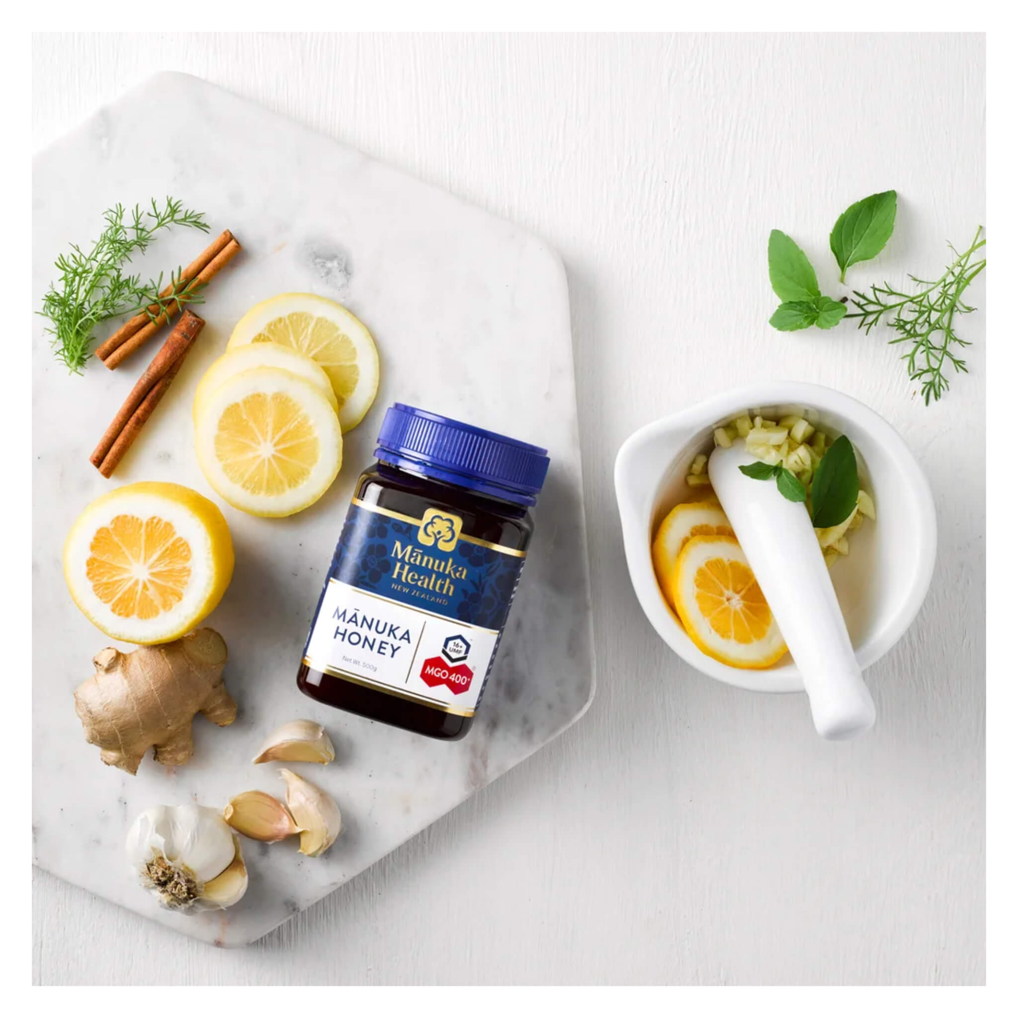 Premium Active MGO 400+ Manuka Honey - Raw, Pure & Natural New Zealand UMF Certified - Immune Support, Sore Throat Relief & Digestive Health - Perfect for Tea, Toast & Wellness Recipes