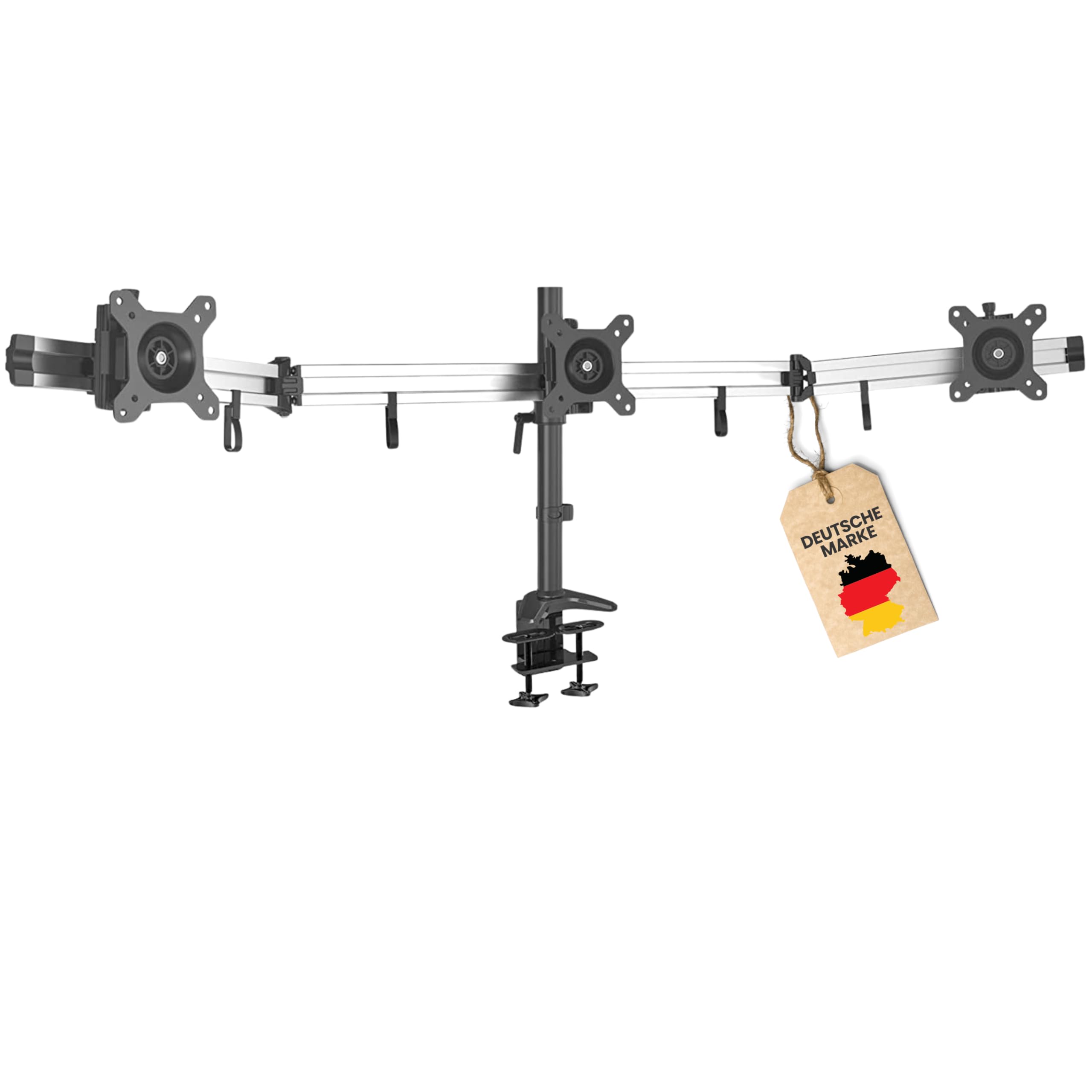 HFTEK Triple Monitor Stand for 15