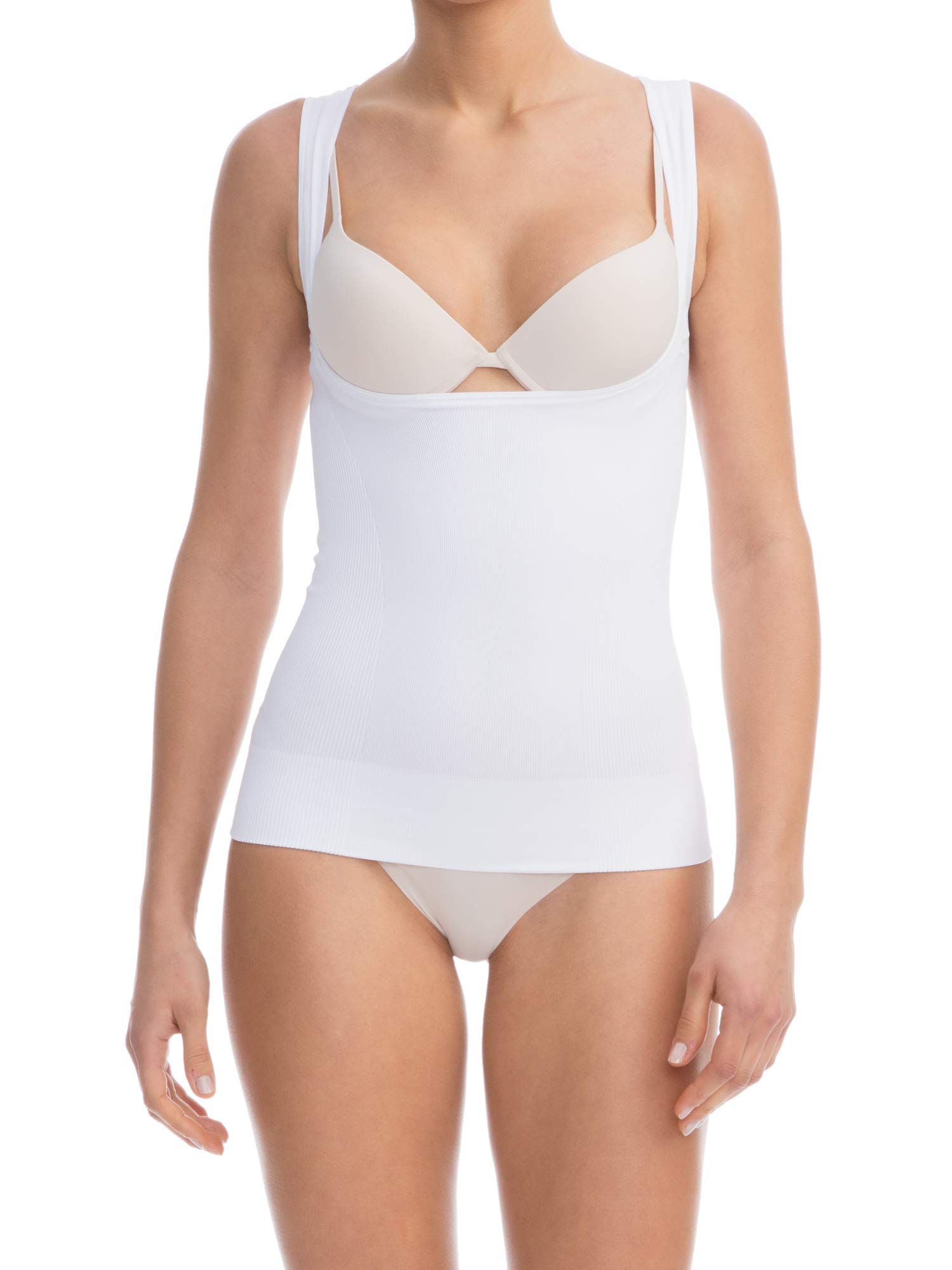 Farmacell Seamless Shapewear Camisole for Women - Tummy Control & Push Up Tank Top - Made in Italy - Perfect for Everyday Wear & Special Occasions