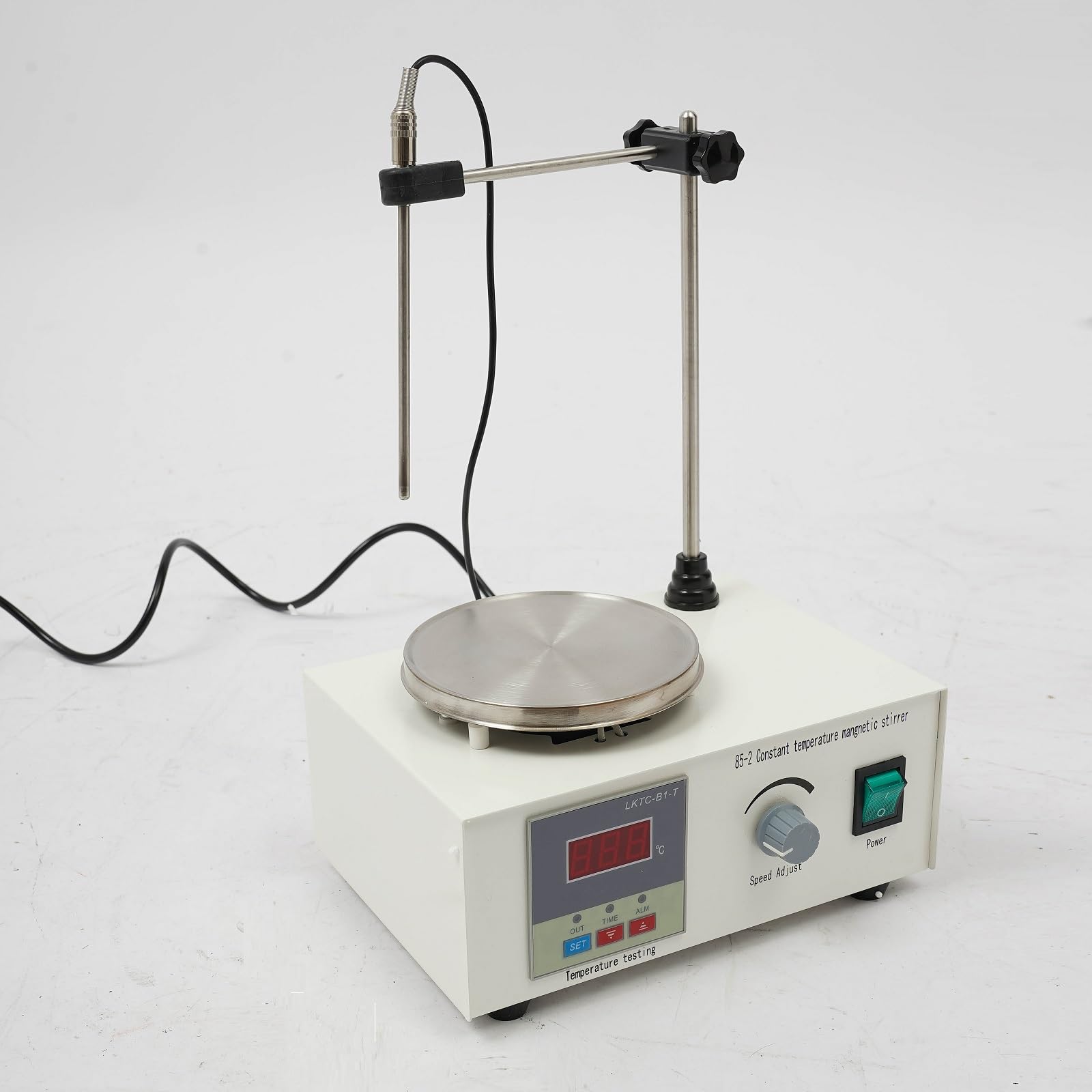 **Digital Magnetic Stirrer with Temperature Display - 0-2000 RPM, 110V 250W, High Precision Lab Mixer for Chemistry & Research - Perfect for Laboratories, Schools, and DIY Science Projects**