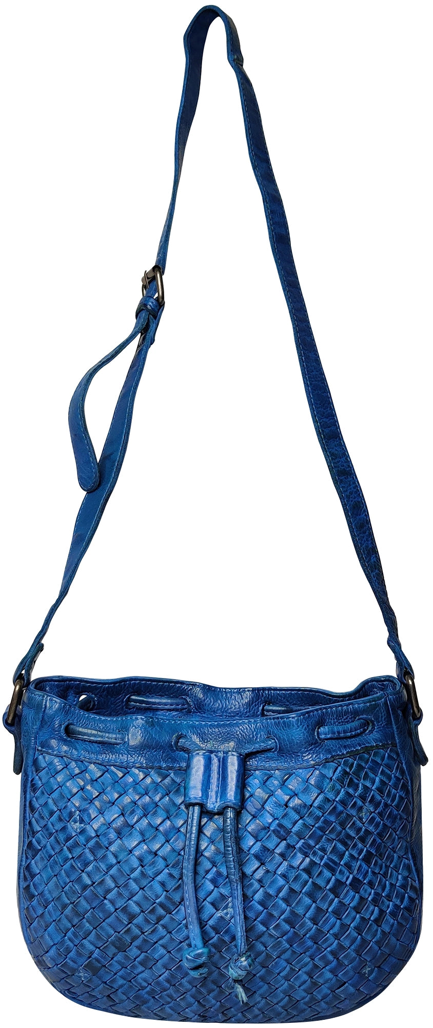 Premium Genuine Leather Shoulder Bag for Women - Stylish Blue Crossbody Purse - Perfect for Work, Travel & Everyday Use