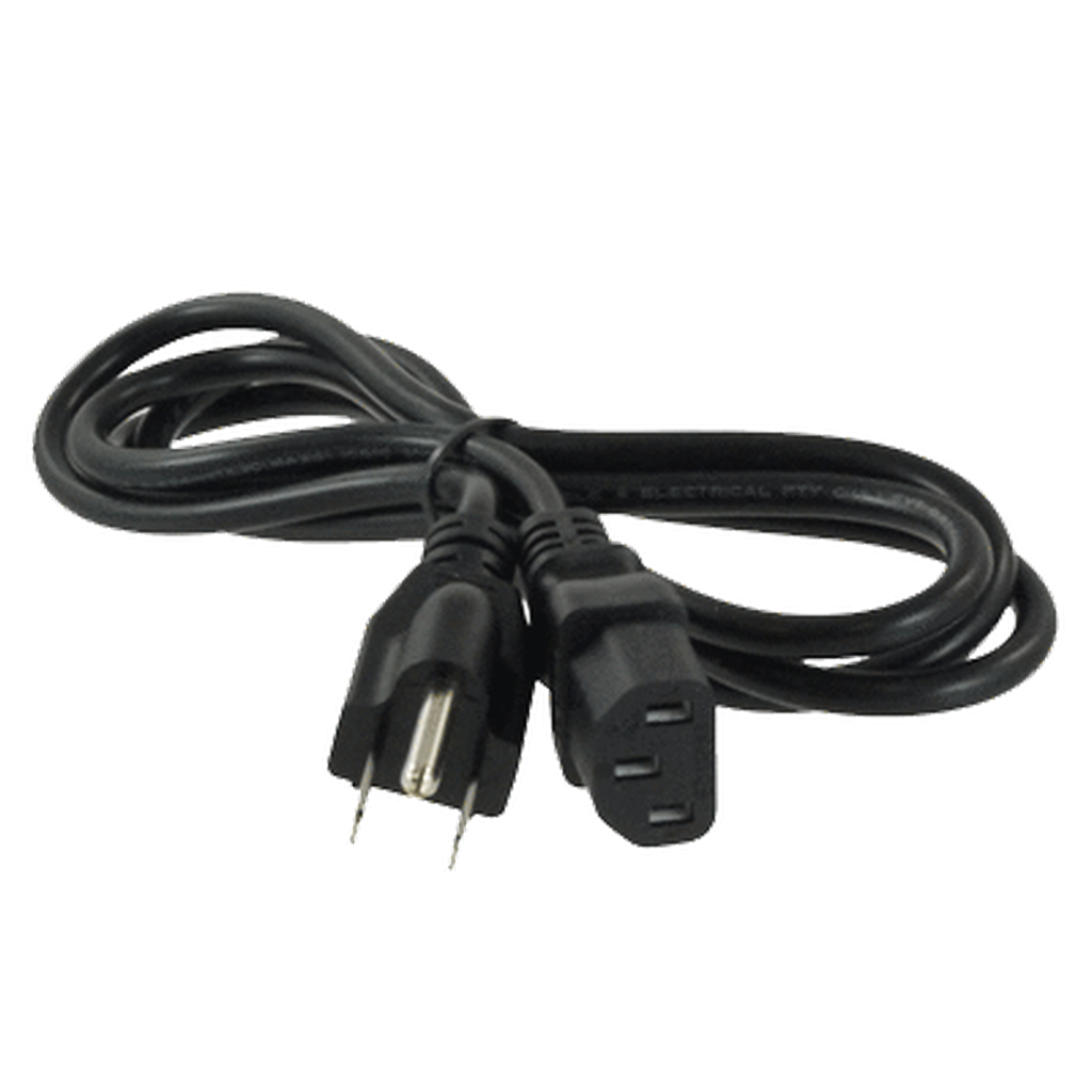 TWC12M PC Power Cord - 6 Feet Heavy Duty Computer Power Cable with 3 Prong Plug - Perfect for Desktops, Monitors, Printers & Office Electronics
