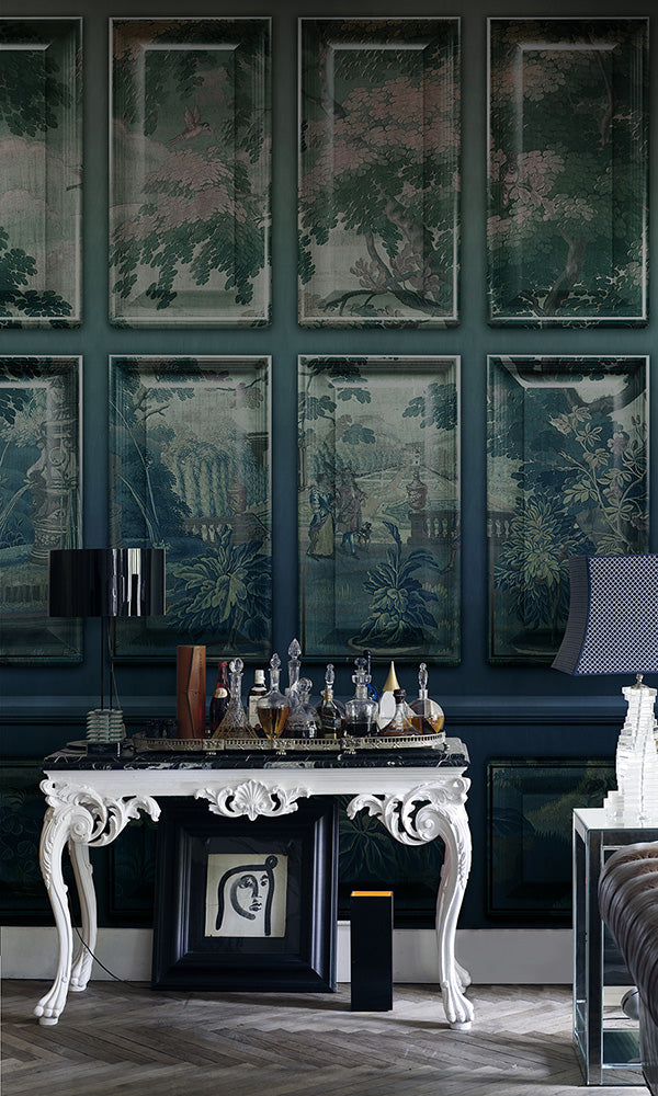 Blue Faux Art Panels M9496 - Premium Decorative Wall Panels for Home & Office Decor | Perfect for Living Rooms, Bedrooms, and Commercial Spaces
