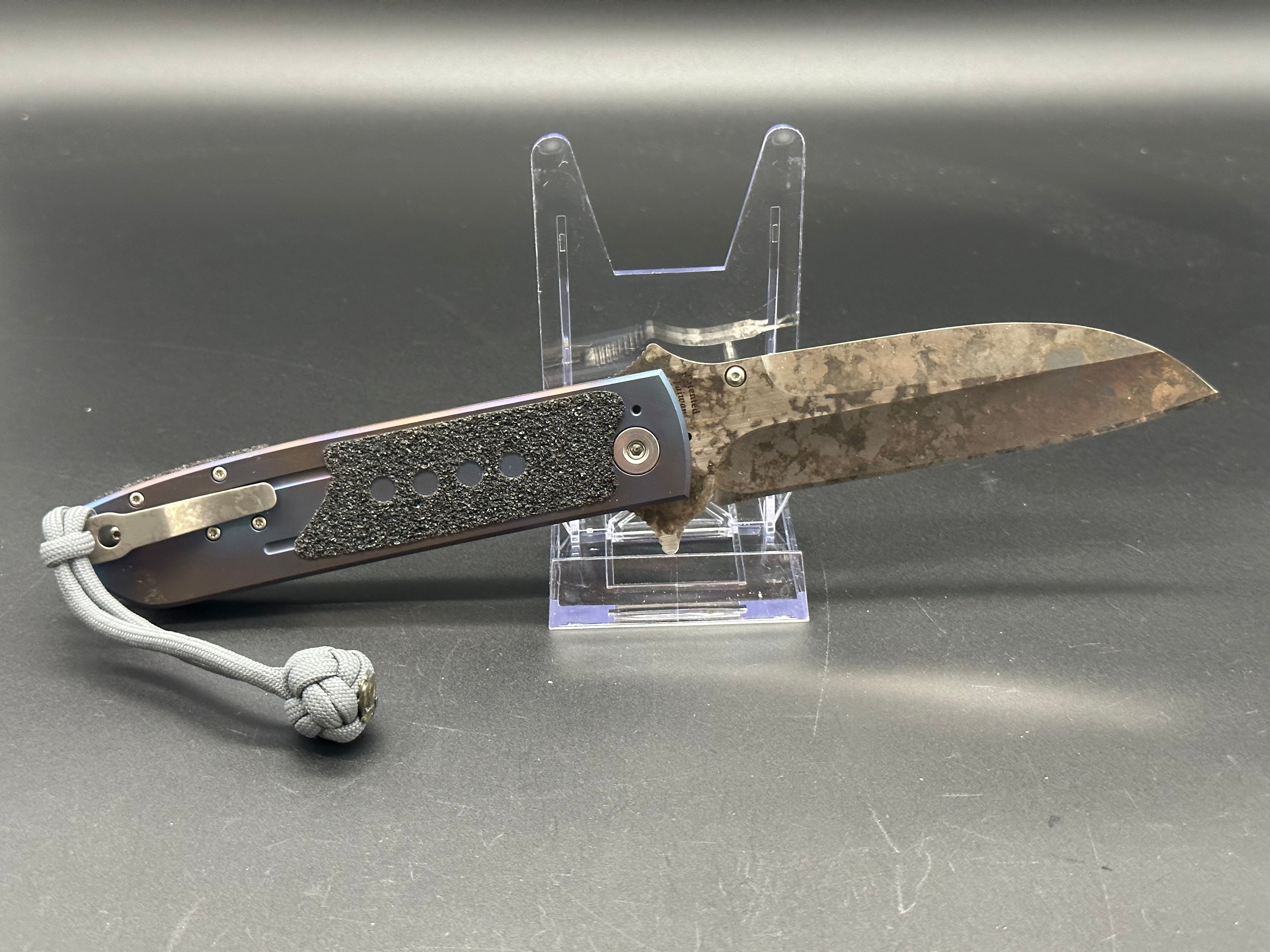 Russell & Dozier Combat Folding Knife - D2 Steel Blade, 4.75
