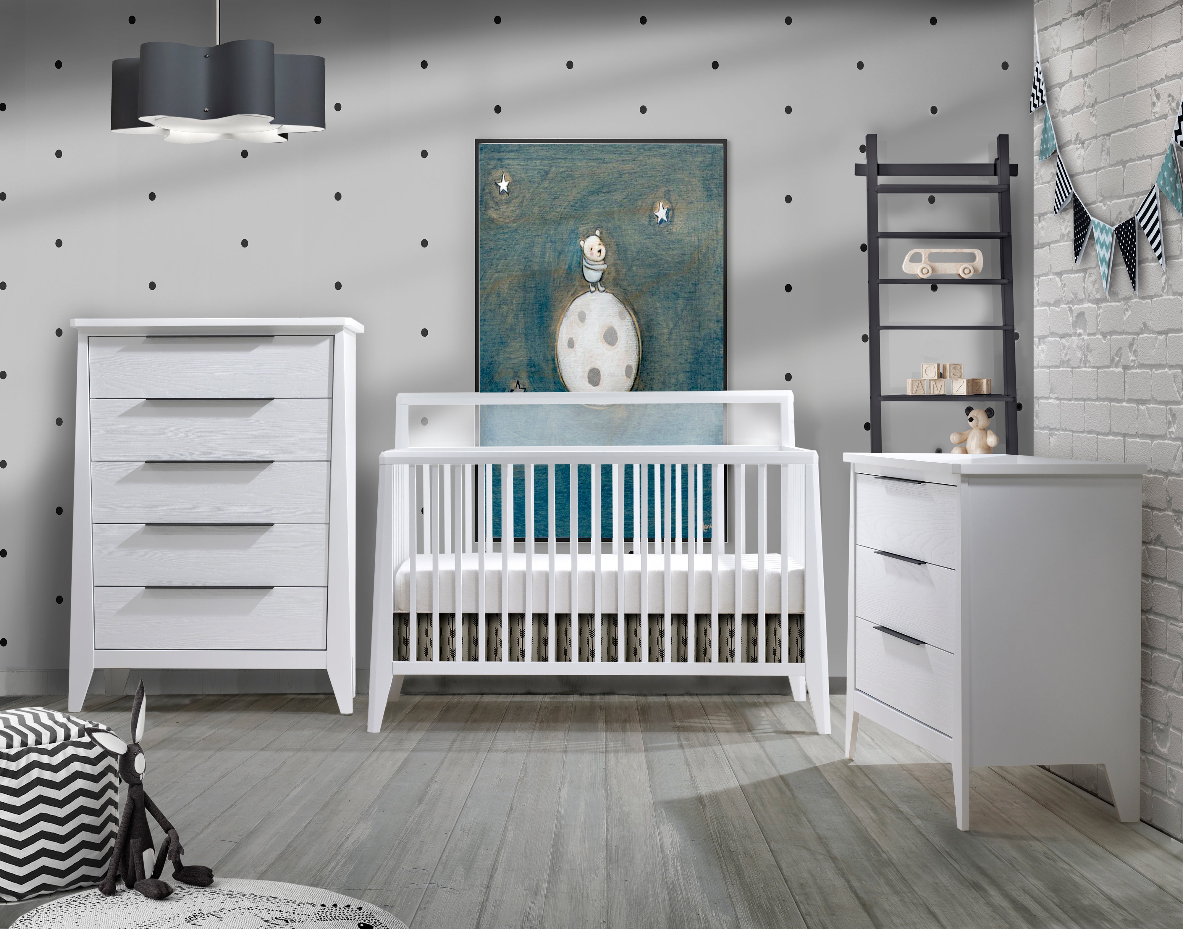 Nest Juvenile Flexx 3-Drawer XL Dresser - Sturdy Kids Dresser with Spacious Storage for Nursery, Bedroom & Playroom Organization