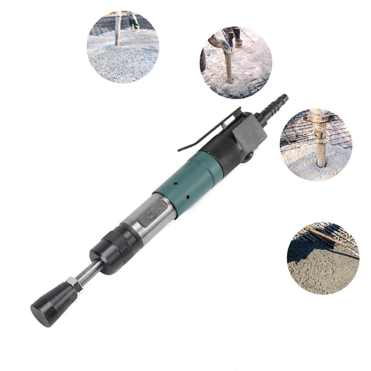 Pneumatic Tamping Machine D3 - Earth & Sand Rammer Tamper, Air Hammer Sander (410-470mm, 0.63MPA) for Construction, Landscaping & Road Repair
