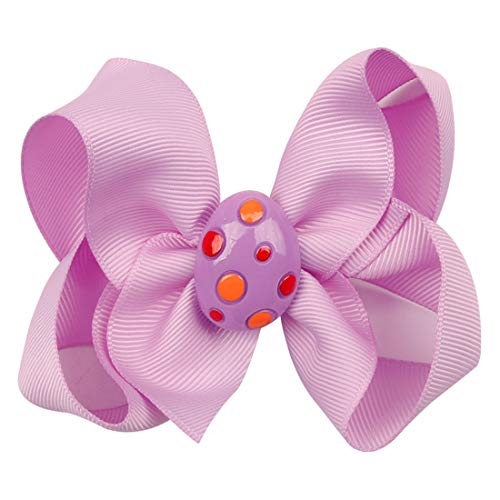 Baby & Kids Hair Bows - Lavender Easter Hair Accessories Clips for Girls | Perfect for Easter Outfits, Birthday Parties & Photo Shoots