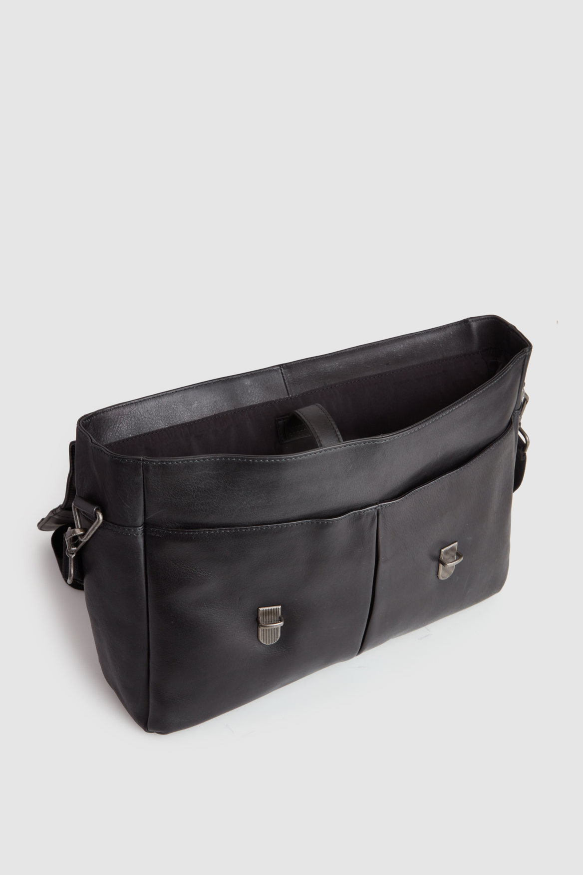 Premium Angus Leather Briefcase for Men - Durable Professional Business Bag with Multiple Pockets - Perfect for Office, Travel & Commuting