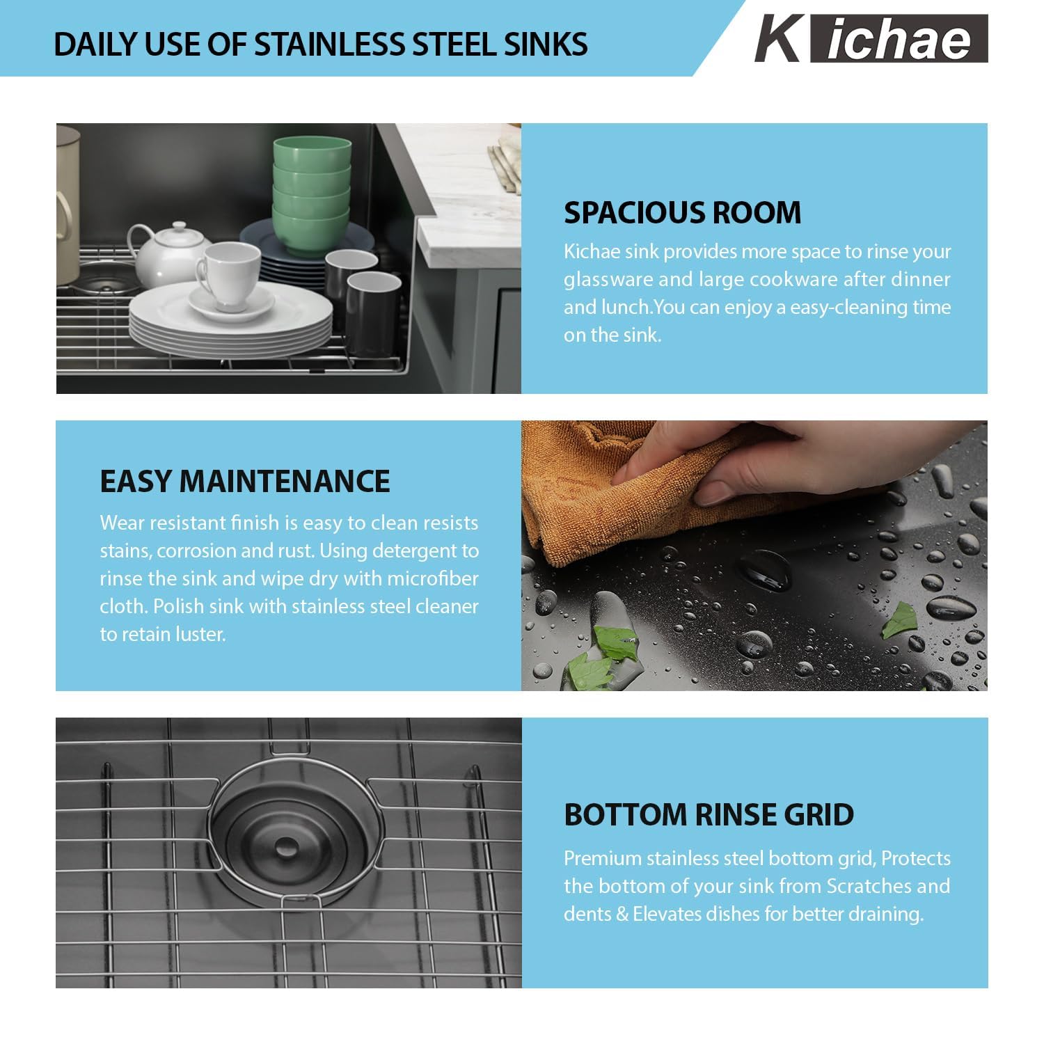 33 Inch Drop-in Double Bowl Kitchen Sink - 18-Gauge Stainless Steel Topmount with Nano Gunmetal Black Finish - Includes Accessories & Dual Faucet Holes - Perfect for Modern Kitchens, Restaurants & Home Renovations