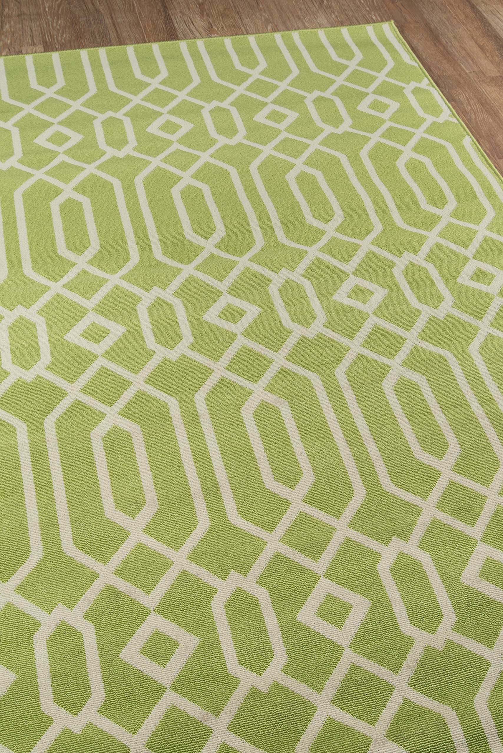 Momeni Baja Collection Contemporary Indoor/Outdoor Area Rug - UV Protected, Fade Resistant, Easy to Clean - 6'7