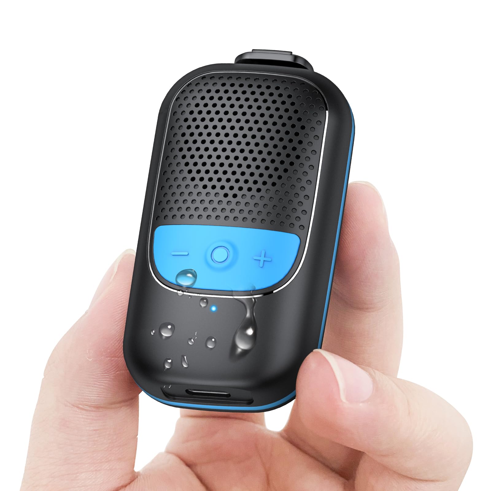 Mini Bluetooth Speaker with Built-in Mic, 15H Playtime, IP67 Waterproof, Hands-Free Call, Wireless Portable Speaker for Hiking, Biking, Camping, Travel, Pool Parties, Gifts for Women & Men