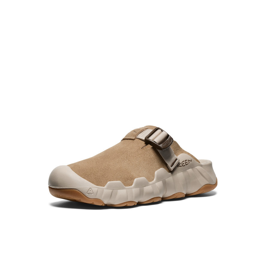 Men's Hyperport Leather Clogs - Comfortable Slip-On Shoes in Cornstalk/Plaza Taupe | Perfect for Casual Wear, Work & Outdoor Activities