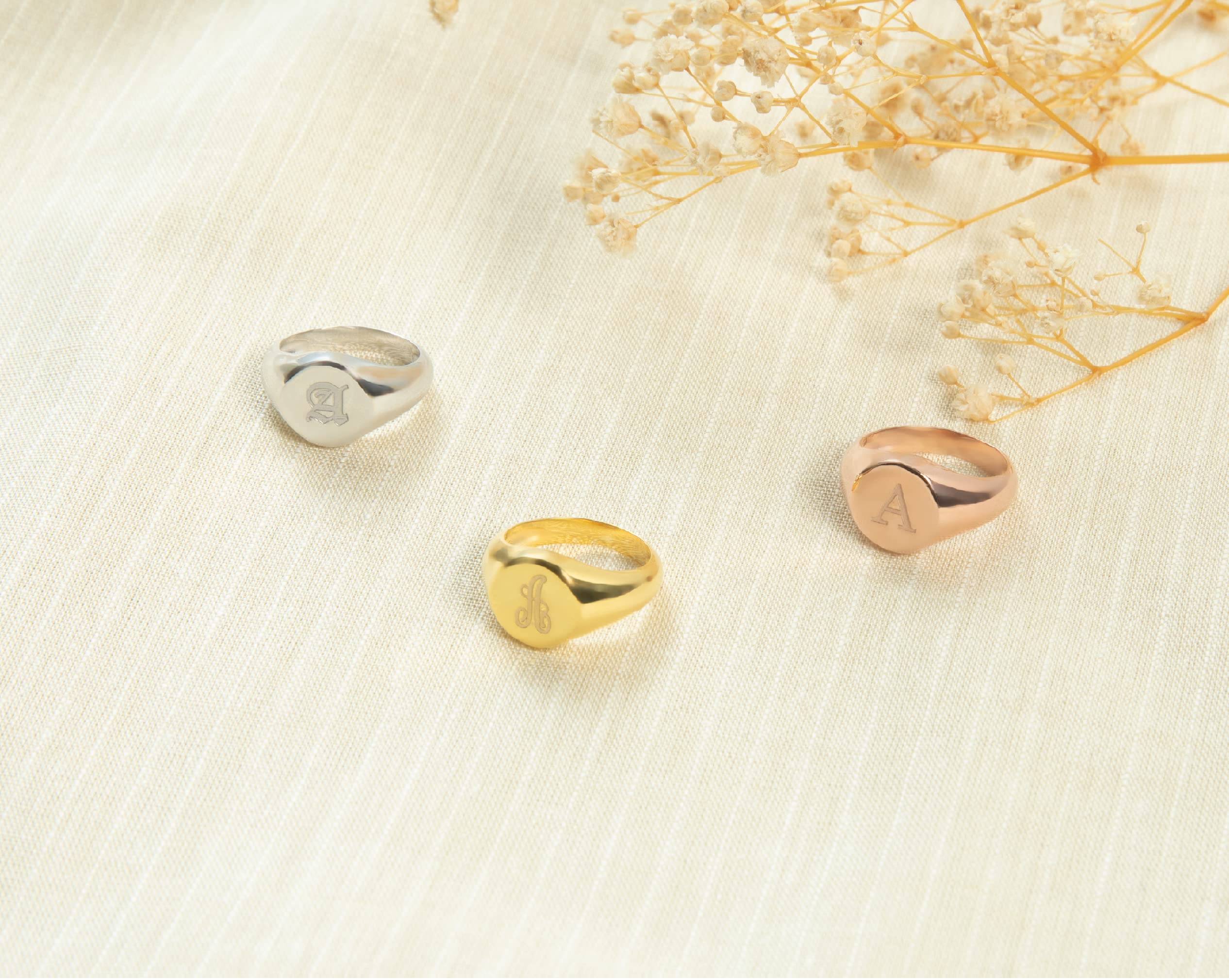 Silver Minimalist Letter Ring - Personalized Engraved Initial Ring for Women, Dainty Custom Name Ring, Elegant Valentine's Gift, Anniversary Jewelry, Birthday Present, Sterling Silver Stackable Ring