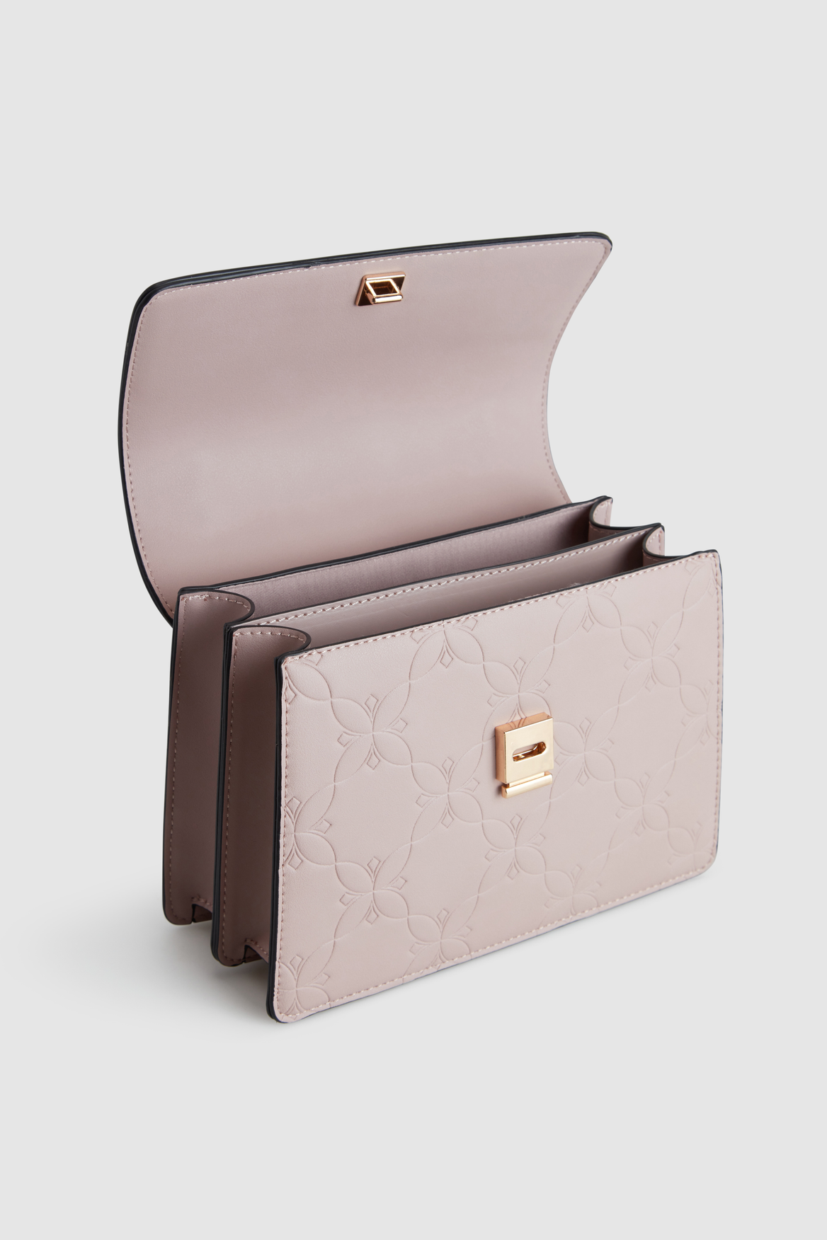 Elegant Embossed Leather Top Handle Handbag for Women - Perfect for Work, Travel & Evening Events