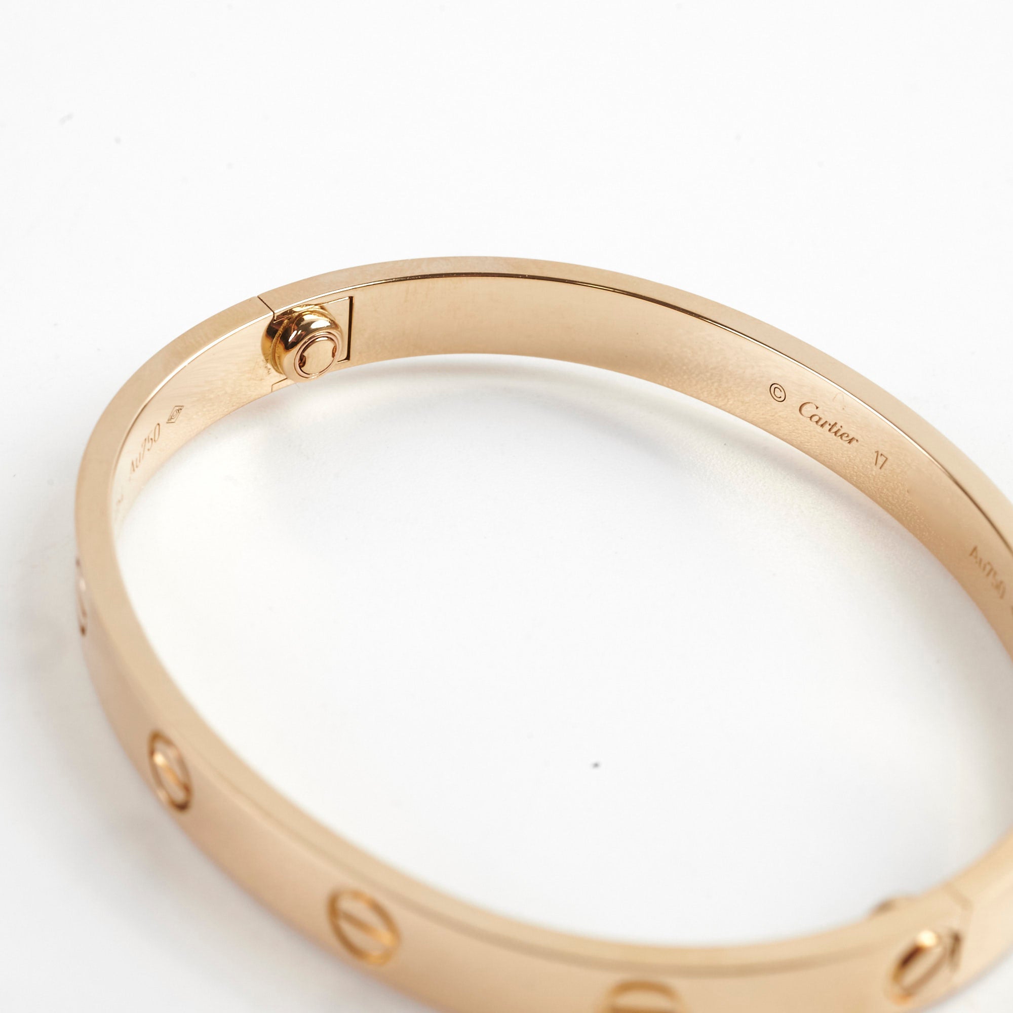 Cartier Love Bracelet 17 Size in 18K Yellow Gold - Luxury Jewelry for Women, Anniversary & Wedding Gift, 2021 Collection