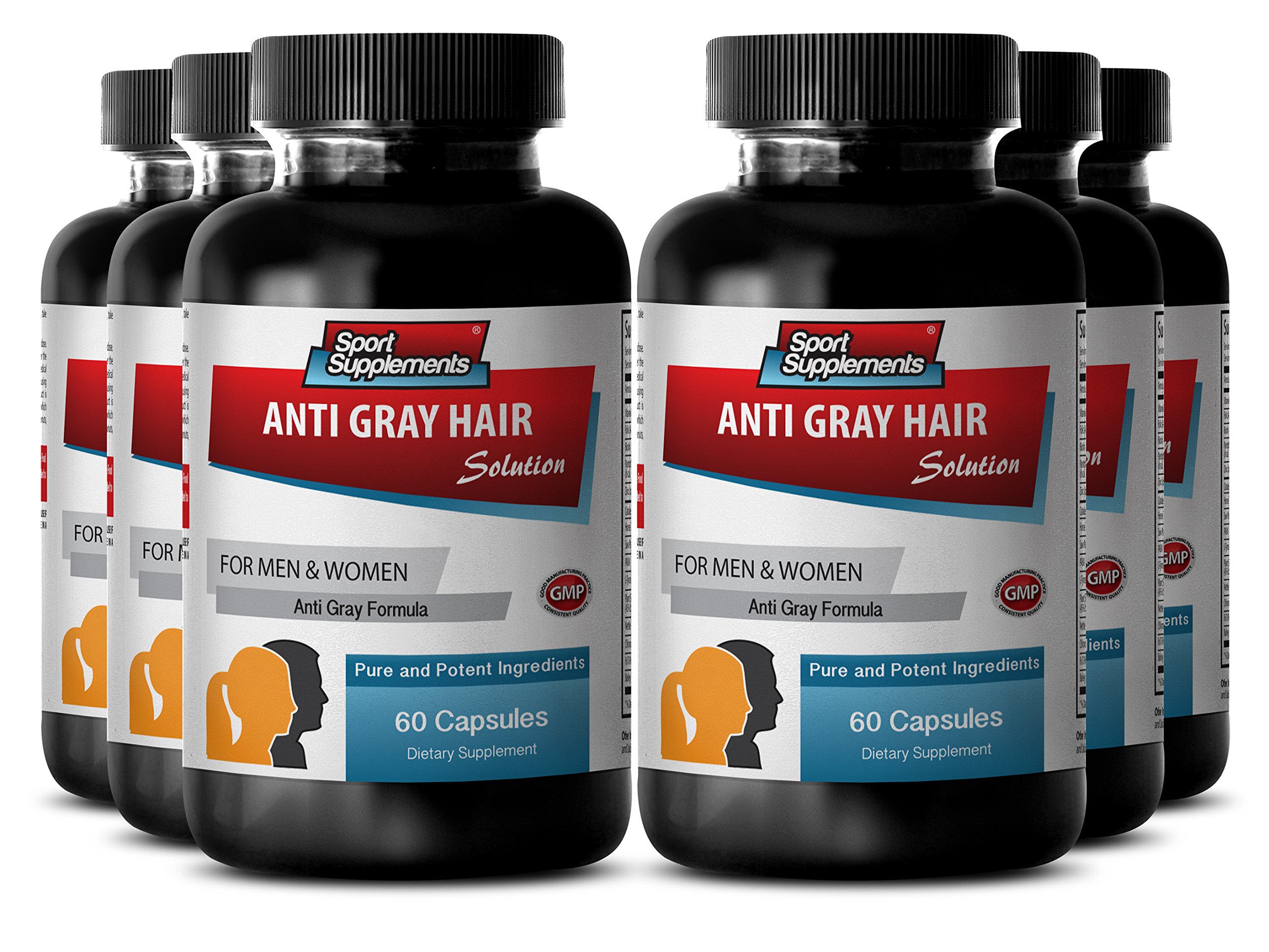**Catalase Supplement for Gray Hair Prevention - Anti Gray Hair Formula (6 Bottles, 360 Capsules) - Supports Youthful Hair Color & Healthy Hair Growth**    *Use Case: Ideal for adults looking to naturally reverse gray hair, maintain hair pigmentation, and promote thicker, healthier hair growth.*