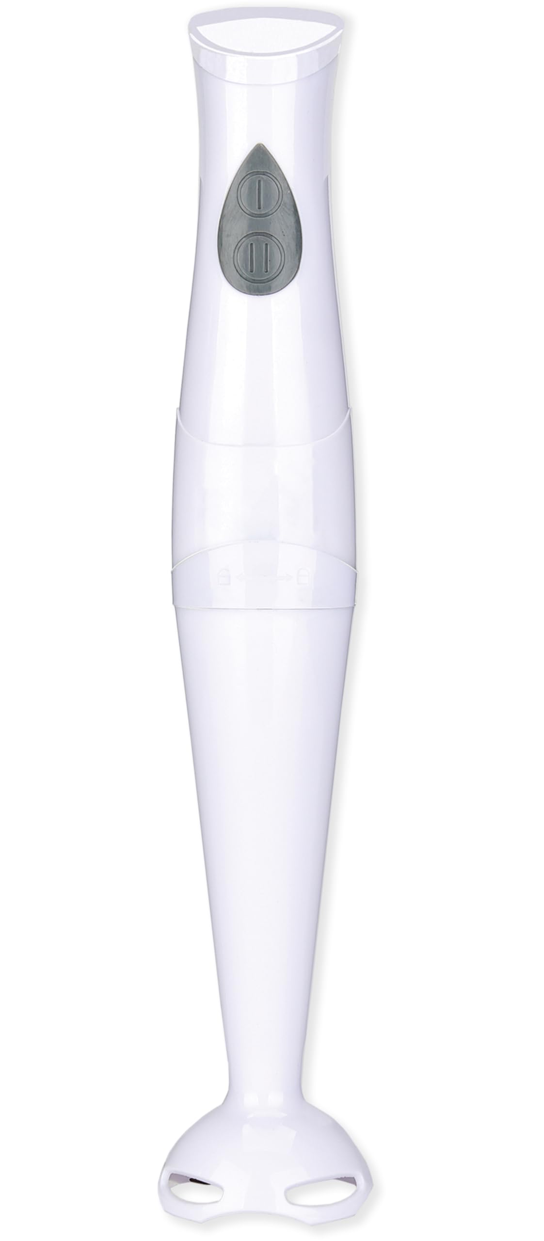 EUROSTAR 2-Speed Hand Blender with Detachable Shaft - Powerful Immersion Blender for Smoothies, Soups & Sauces - White Kitchen Electric Mixer for Cooking, Baking & Meal Prep