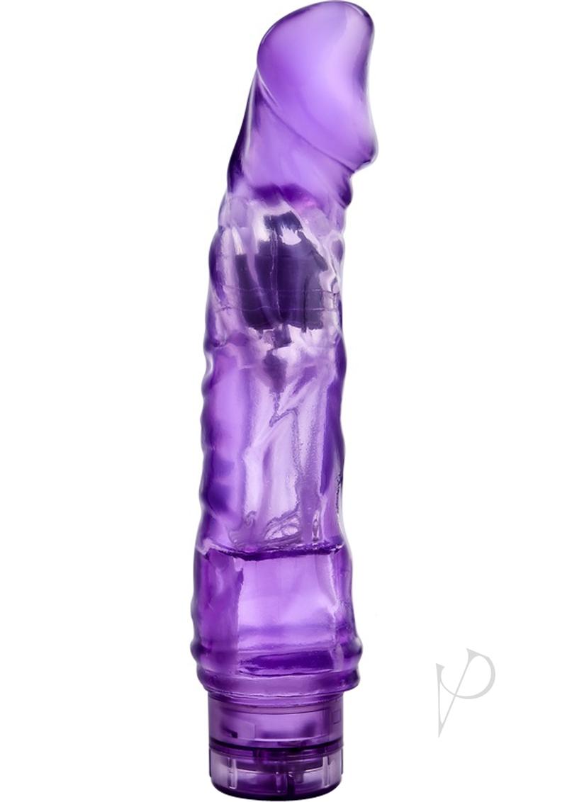 B Yours Vibe 6 Powerful Vibrating Dildo - 9 Inch Realistic Purple Silicone Adult Toy for Women & Couples - Perfect for Solo Play & Couples Intimacy