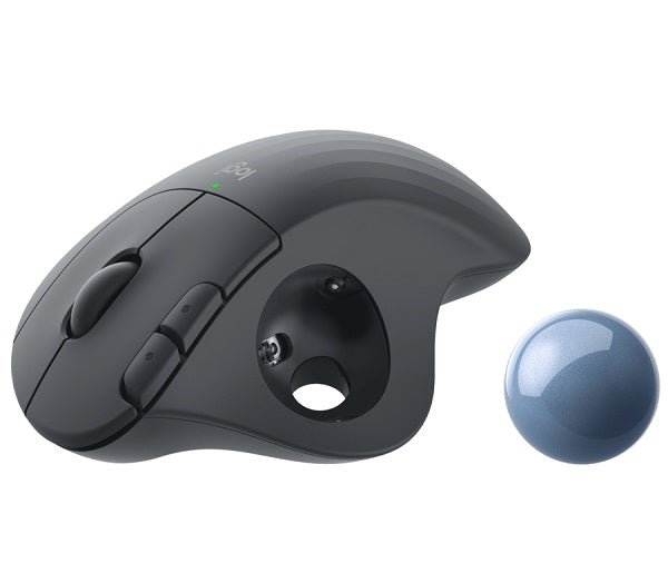 ERGO M575 Wireless Trackball Mouse - Ergonomic Bluetooth Mouse for PC & Mac - Comfortable Thumb Control Design for Office Work, CAD Design & Gaming