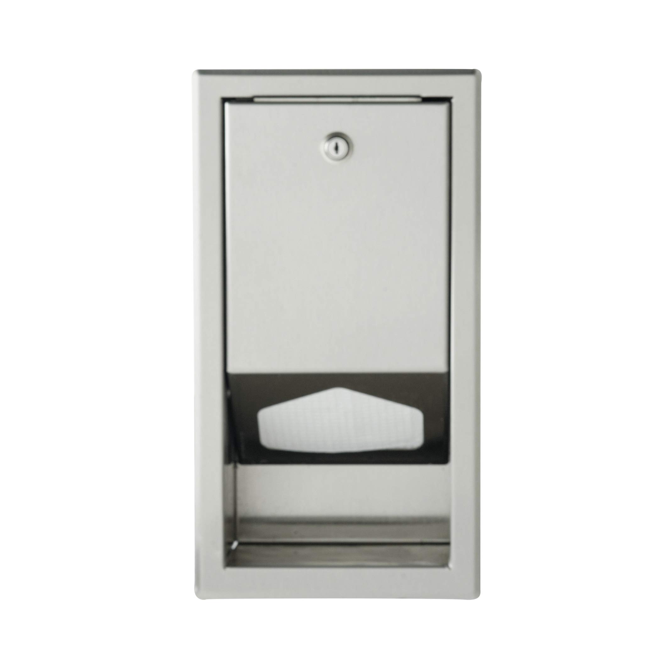 Stainless Steel Wall Mounted Paper Liner Dispenser for Baby Changing Stations - Commercial Restroom Safe & Easy Installation - Meets USA, Canada & Europe Safety Standards - Ideal for Daycares, Shopping Malls & Public Restrooms
