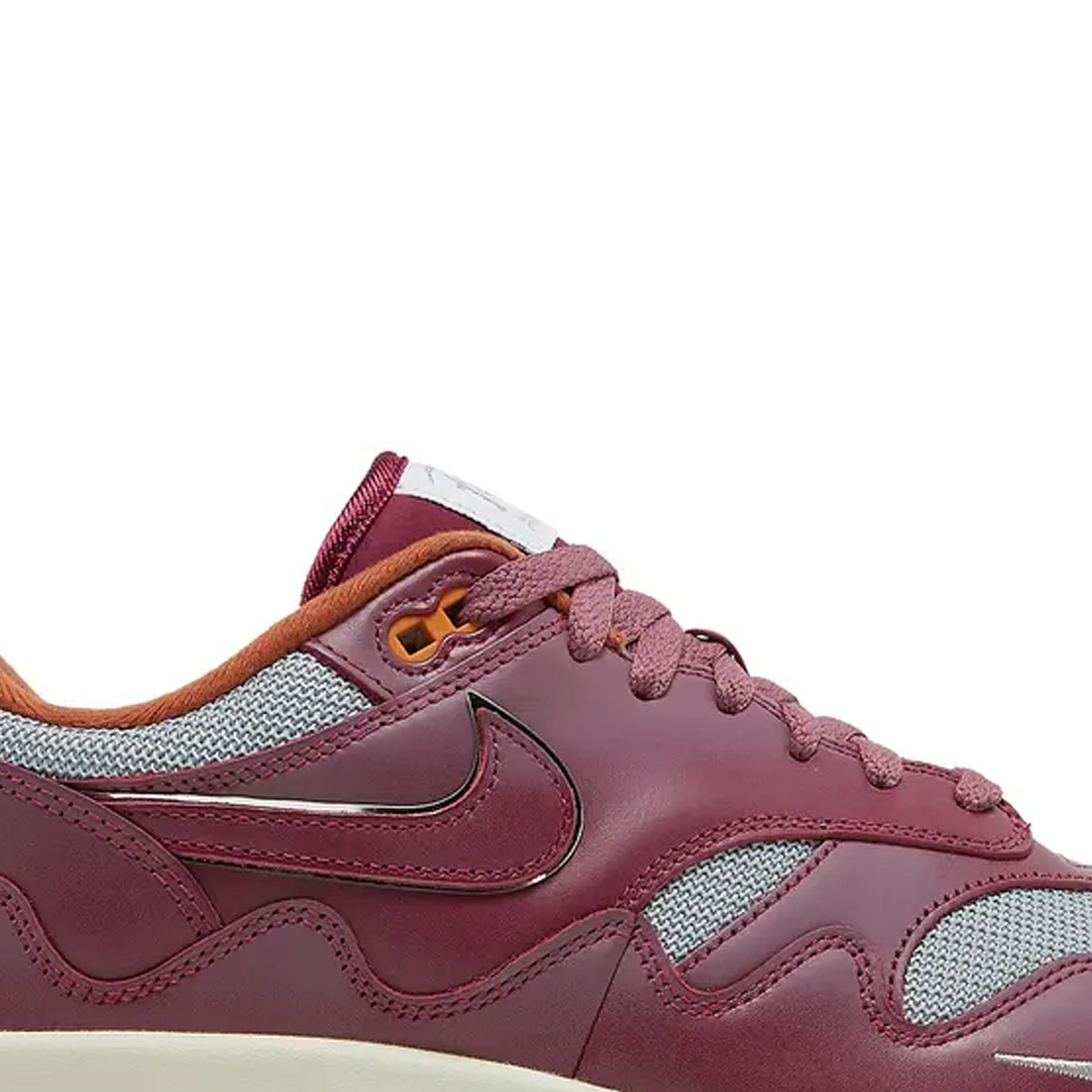 Nike Air Max 1 Patta 'Rush Maroon' Sneakers - Limited Edition Special Box (2021 Release) | Men's Running Shoes for Casual Wear & Street Style Fashion