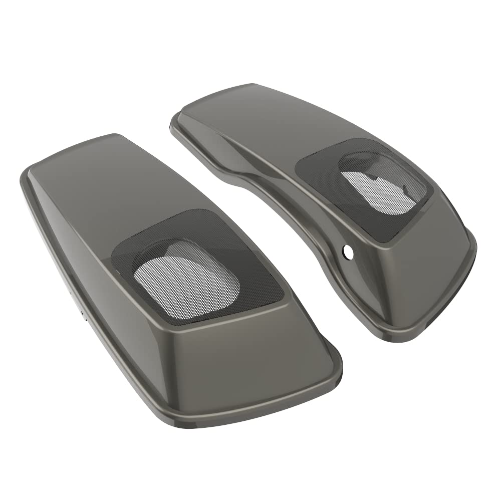 Premium 6X9 Saddlebag Speaker Lids for 2014-2023 Harley Davidson Touring - Color Matched Replacement Covers - Perfect for Road Trips & Audio Upgrades