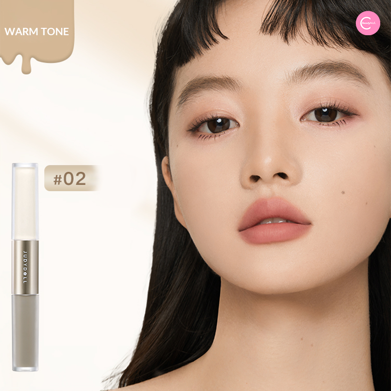 Judydoll Dual Ended Liquid Highlighter & Contour Stick - Creamy Makeup Highlighter & Contouring Stick for Face, Cheeks & Nose - Perfect for Everyday Makeup & Professional Contouring