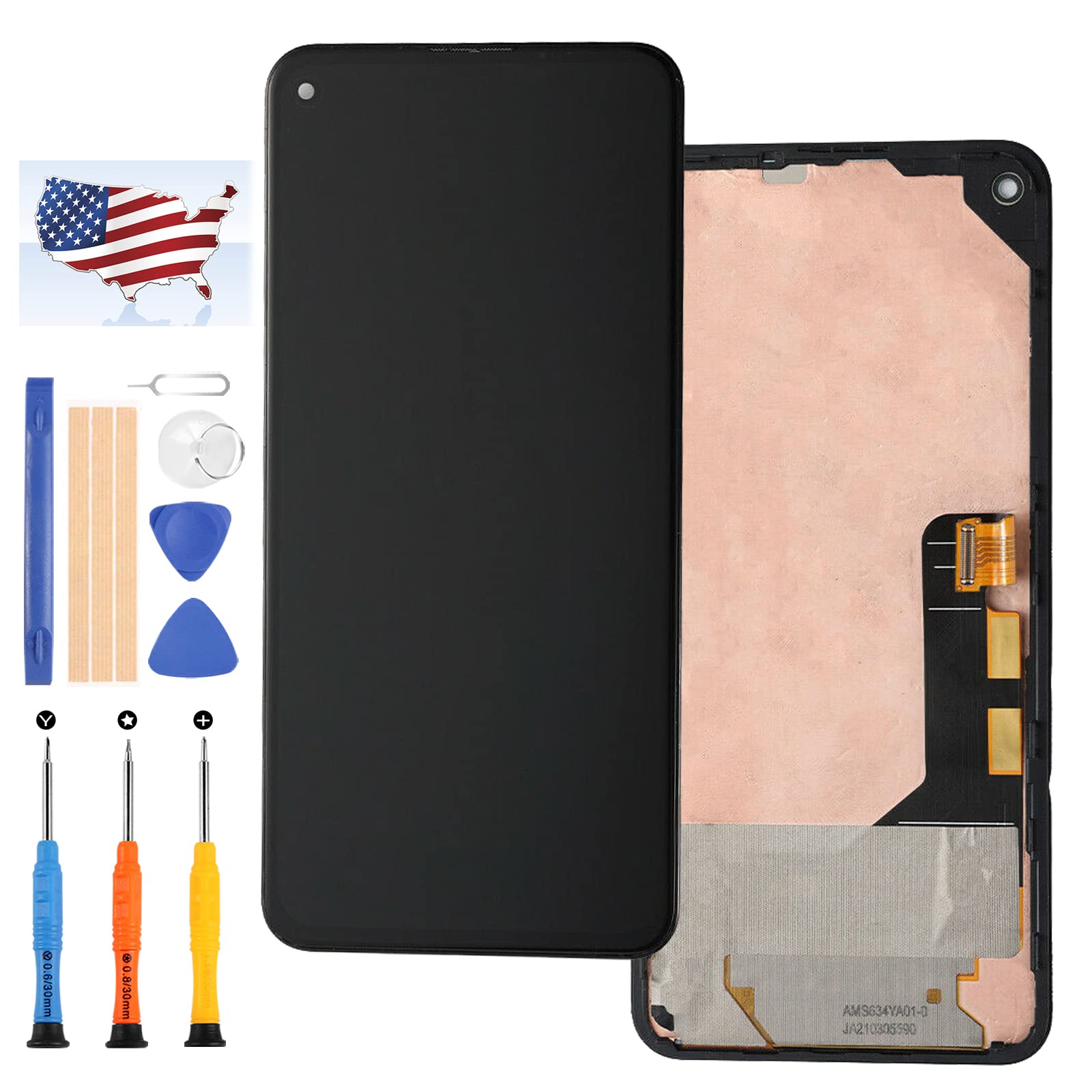 Google Pixel 5A 5G LCD Screen Replacement Kit - 6.34