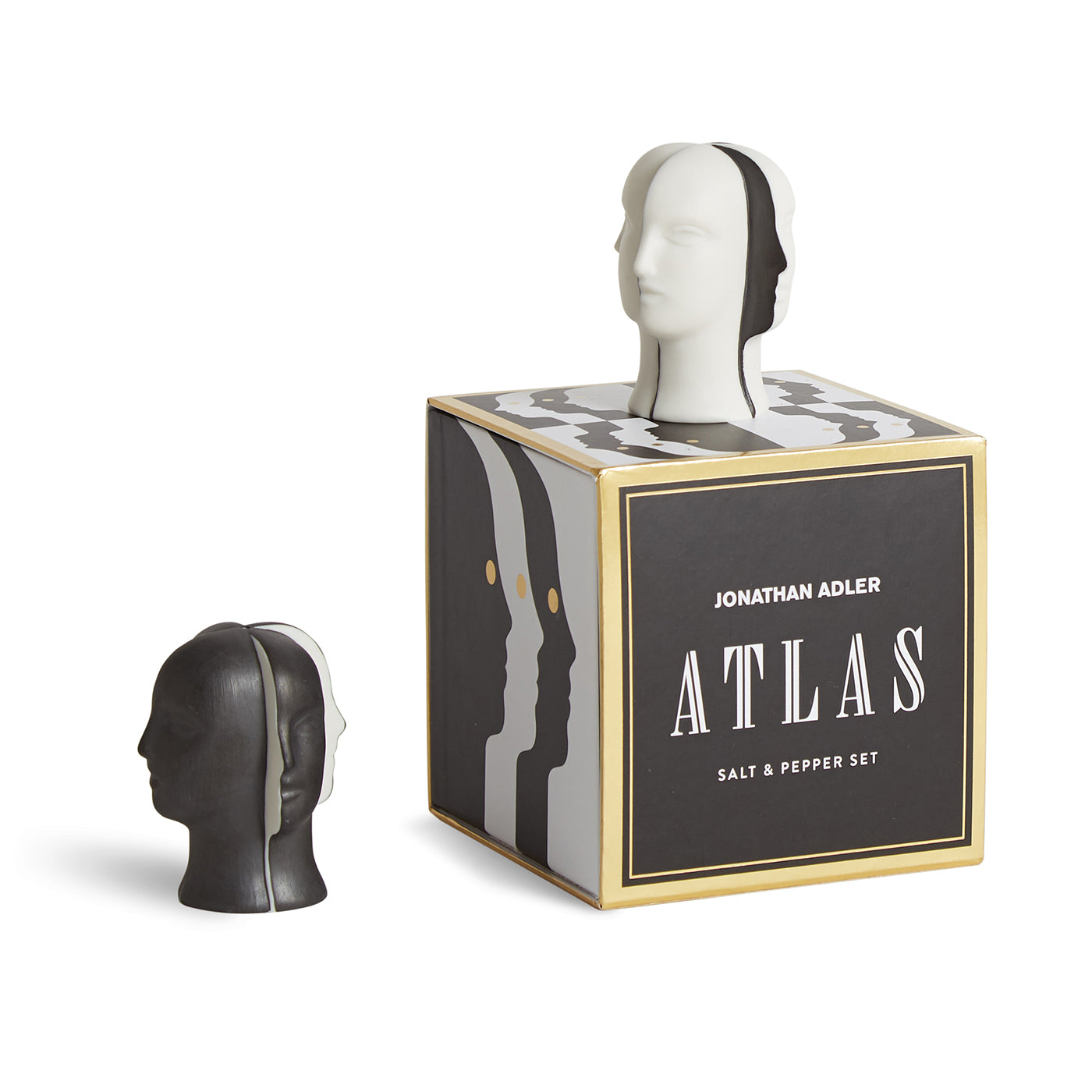 Premium Atlas Salt and Pepper Grinder Set - Adjustable Ceramic Spice Mill for Gourmet Cooking, Kitchen & Dining Table Seasoning - Perfect for Home Chefs & Food Enthusiasts
