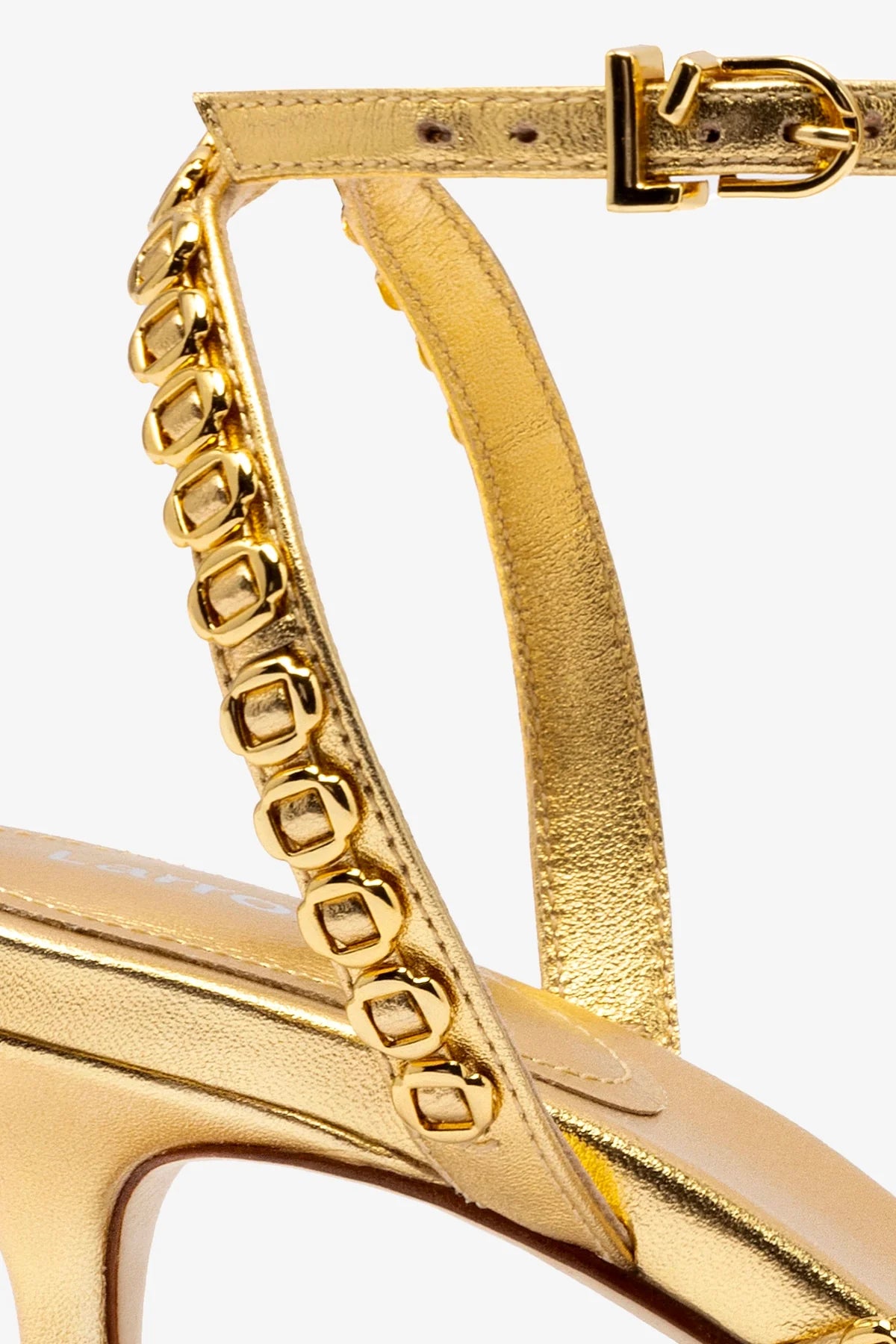 Milanina Gold Metallic Leather Mini Sandals for Women - Comfortable Summer Beach Sandals, Casual Walking Shoes for Outdoor, Vacation, and Party Wear