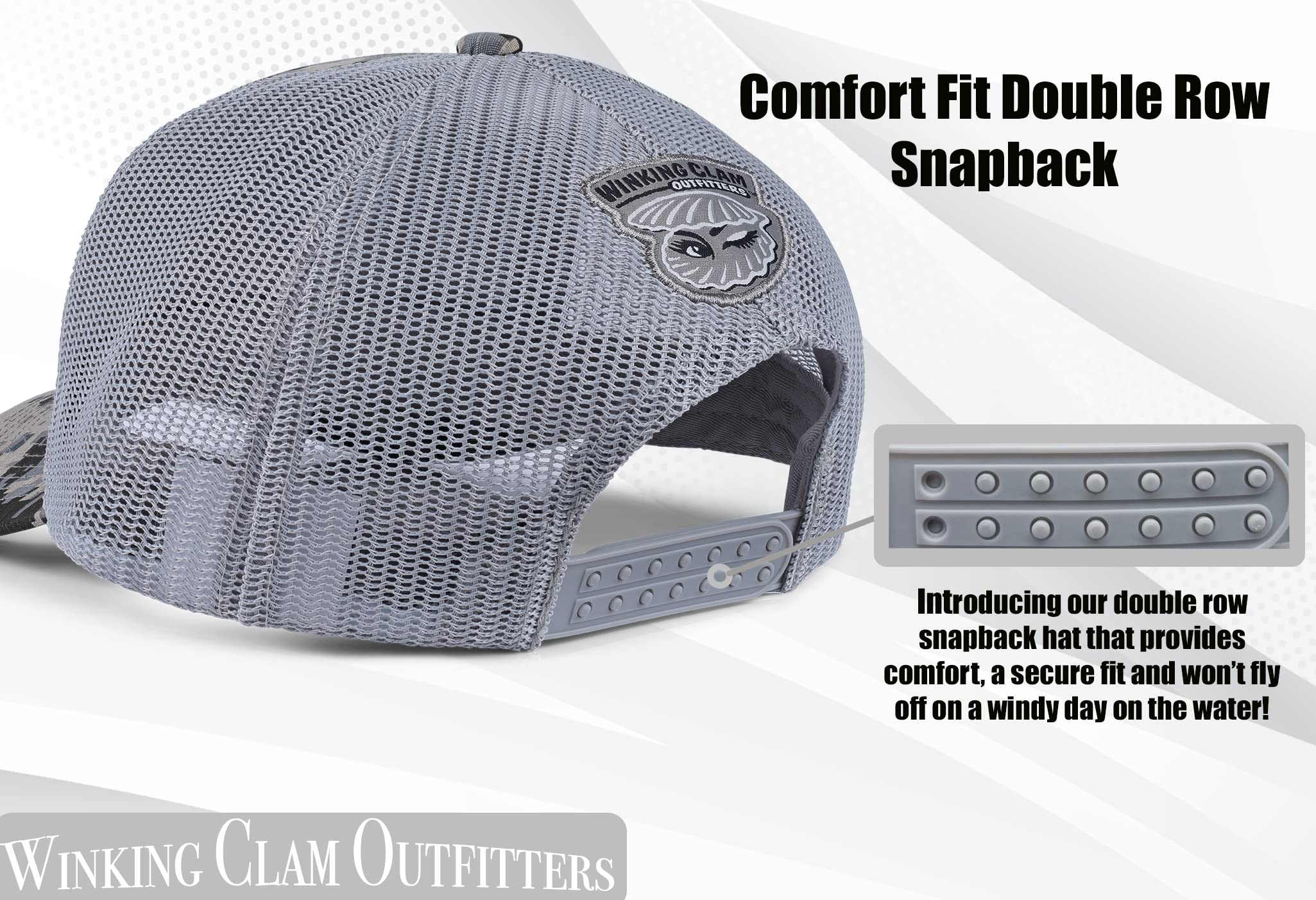 High Performance Fishing Trucker Hat for Men - Interchangeable Patches, Breathable Mesh Back, UV Protection - Perfect for Outdoor Fishing, Boating, and Summer Adventures