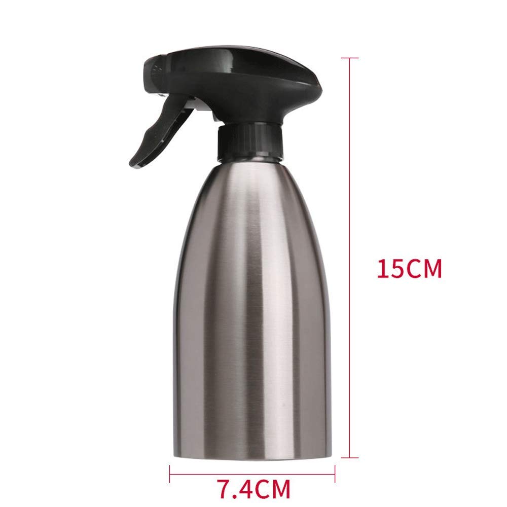BOLLAER 500ML Stainless Steel BBQ Oil Spray Bottle - Food Grade Cooking Oil Sprayer for Grilling, Baking, Roasting & Frying | Perfect for Outdoor BBQ, Kitchen, Camping & Restaurant Use