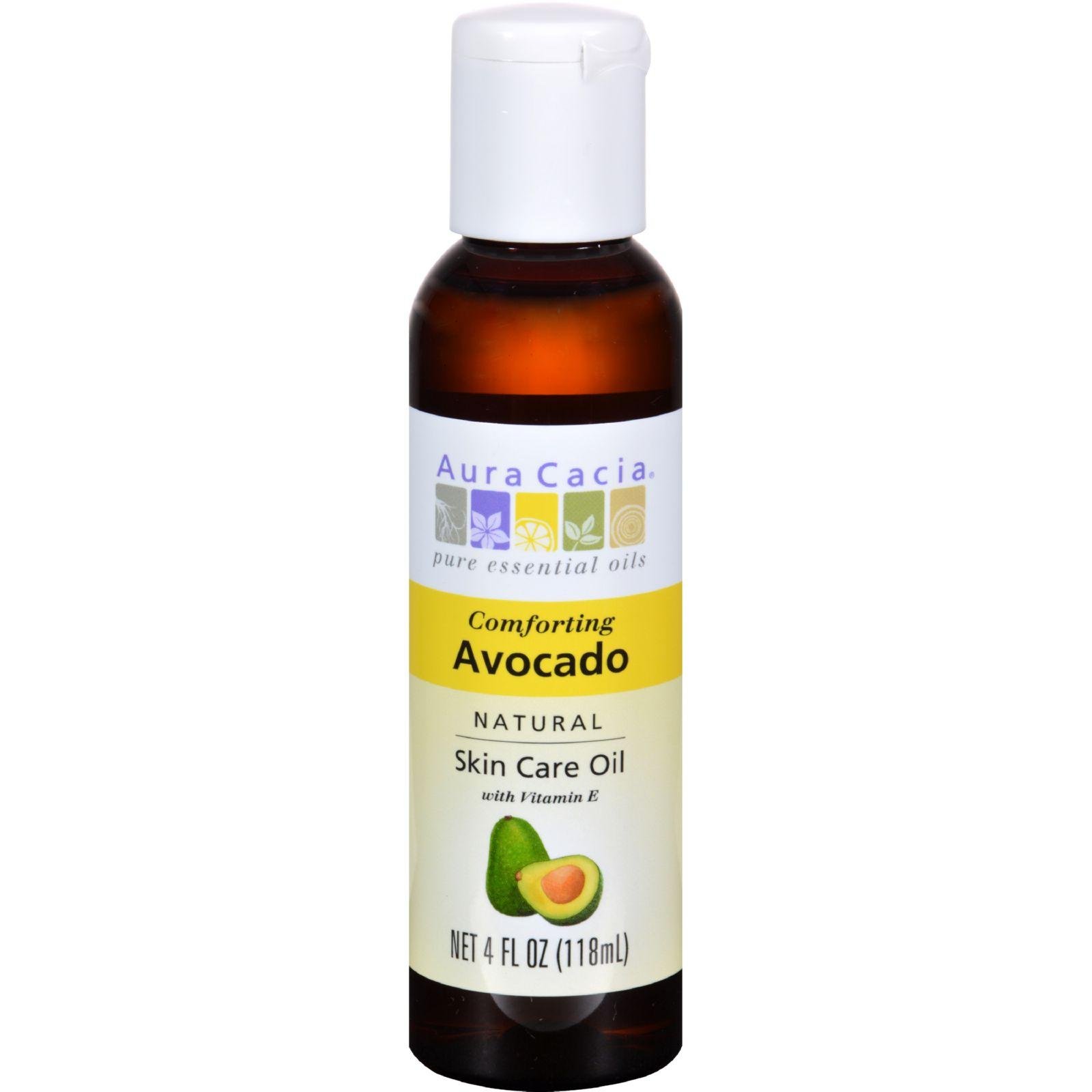 Organic Cold-Pressed Avocado Oil 4oz (118ml) - 100% Pure Natural Moisturizer for Skin, Hair & Face - Hydrating & Nourishing for Dry Skin, Anti-Aging & Scar Treatment - Perfect for Massage, DIY Beauty & Skincare Routine