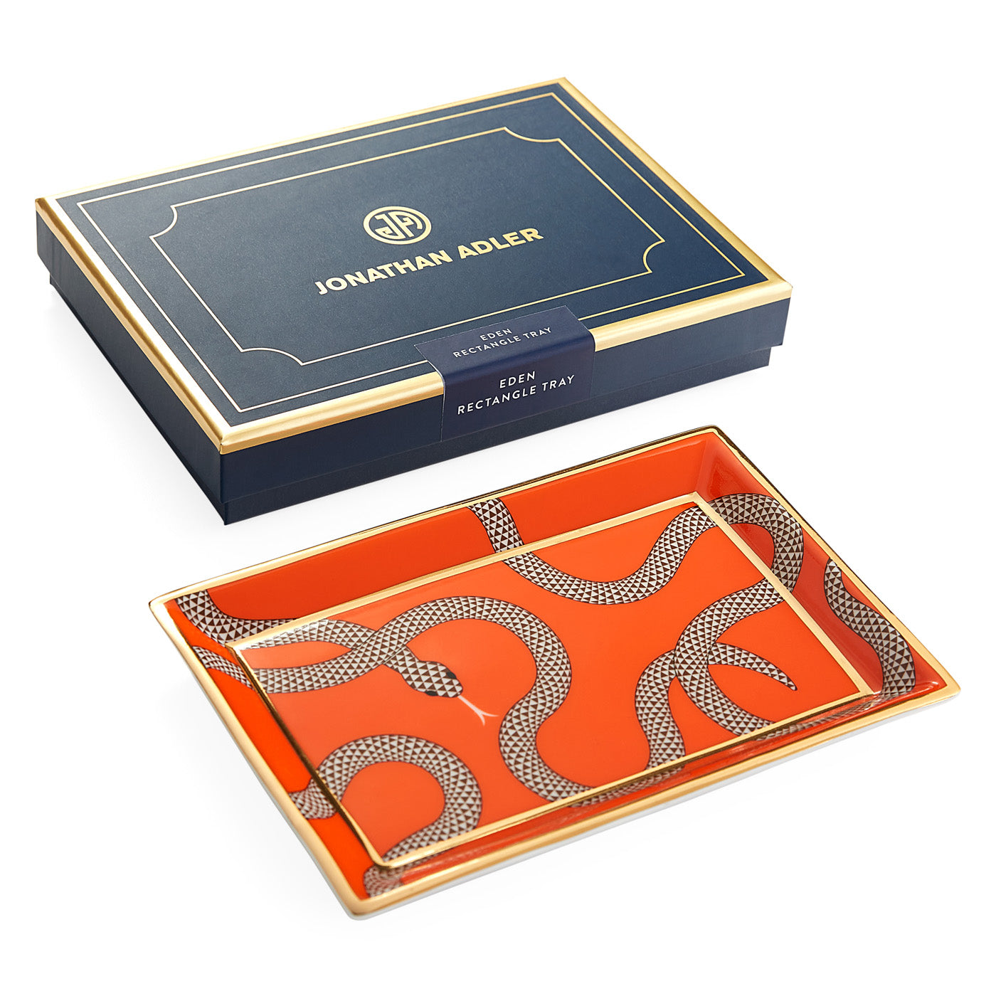 Eden Rectangular Tray - Elegant Serving Platter for Entertaining, Home Decor & Gift Giving | Perfect for Parties, Weddings & Holiday Gatherings
