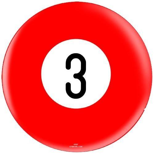 OnTheBallBowling Billiards Bowling Ball - Red 3 Ball Set for Professional & Casual Play | Perfect for Bowling Alleys, Home Practice & Game Nights