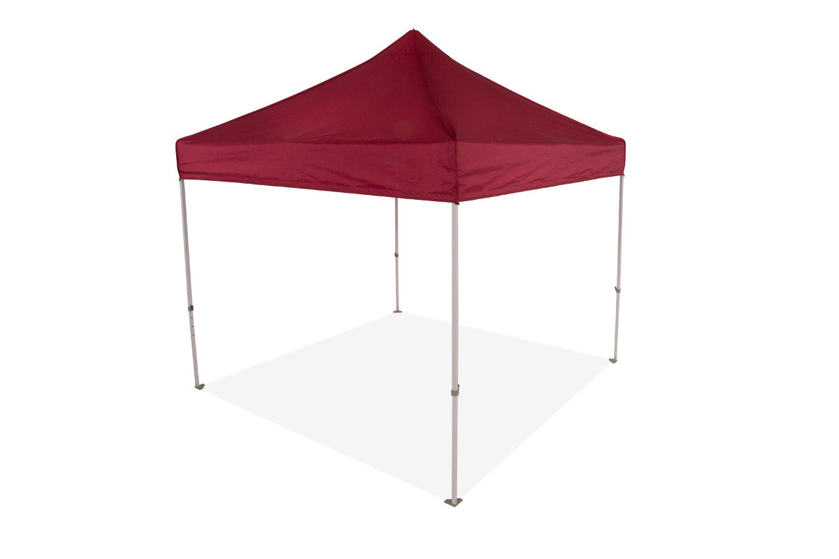 10x10 Instant Pop Up Canopy with Aluminum Frame - Portable Outdoor Shelter for Camping, Beach, Picnics & Backyard Parties