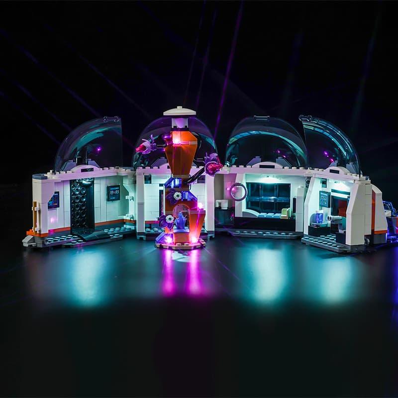 LEGO Space Science Lab 60439 Light Kit - DIY Building Blocks Lighting Set for Space Station Models - Perfect for Night Display & STEM Education Projects