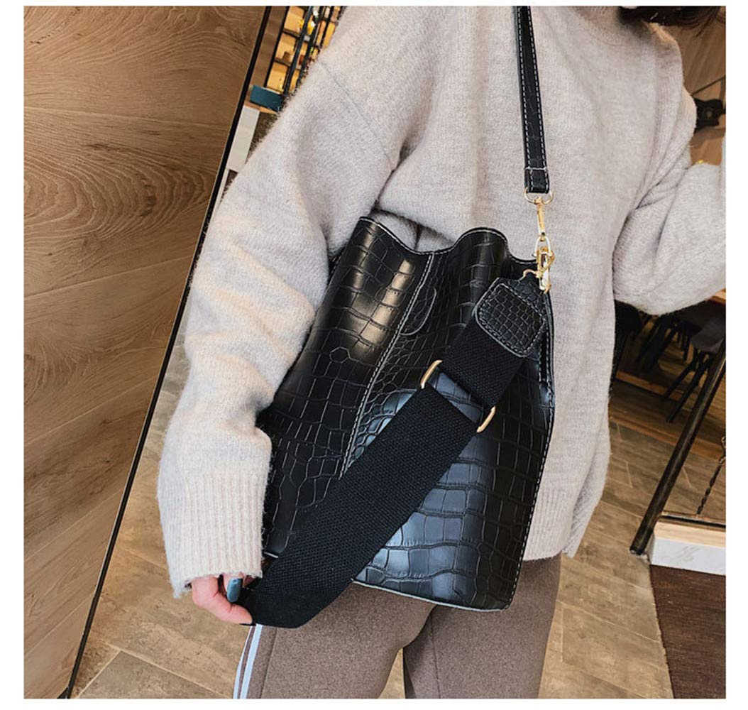 Stylish Women's Hobo Shoulder Bag - Genuine Crocodile Pattern Leather Crossbody Purse with Large Capacity | Perfect for Work, Travel & Everyday Use