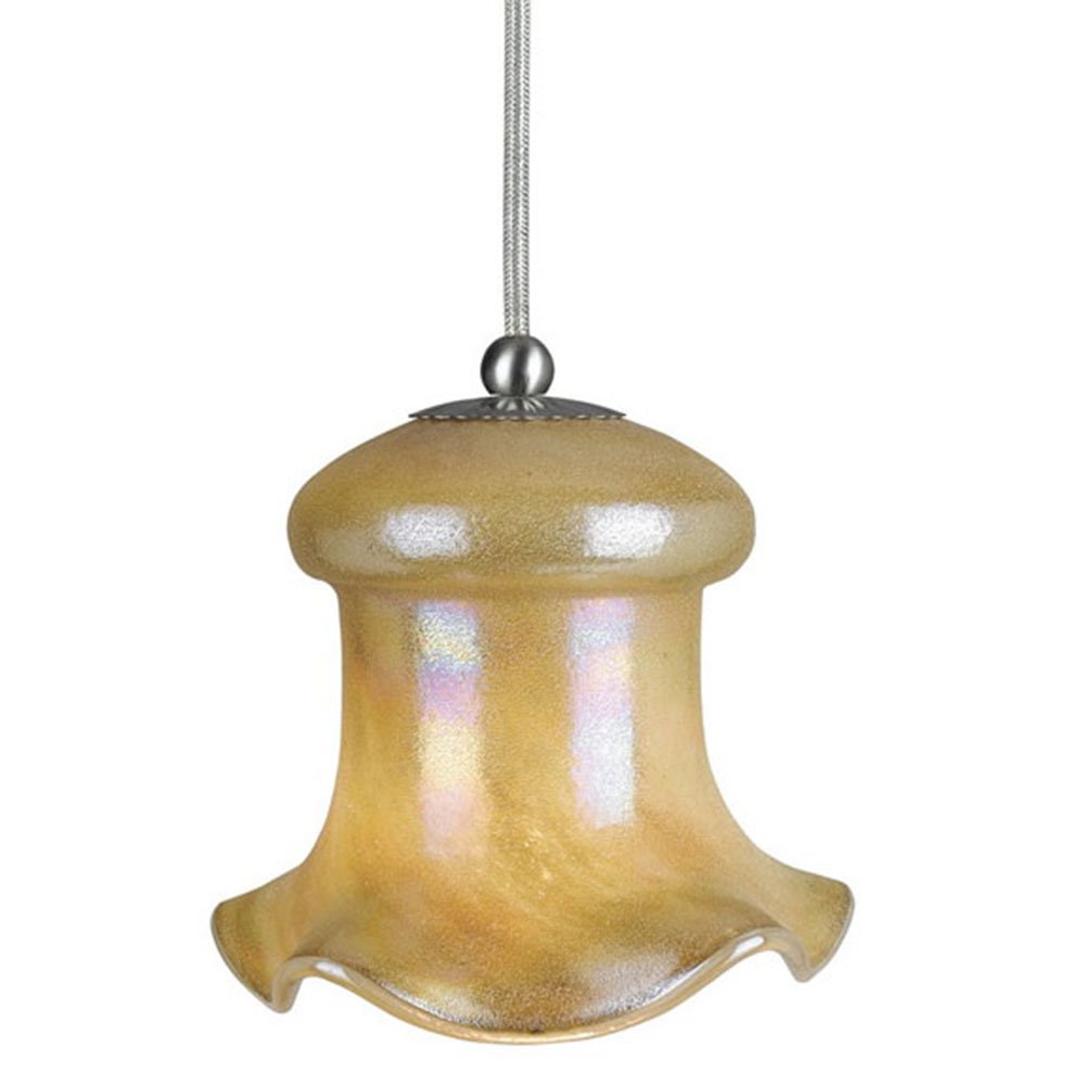 Cal Lighting CALUP-978/6-BS Transitional One Light Pendant Fixture - Perfect for Kitchen Island, Dining Room, or Entryway Lighting