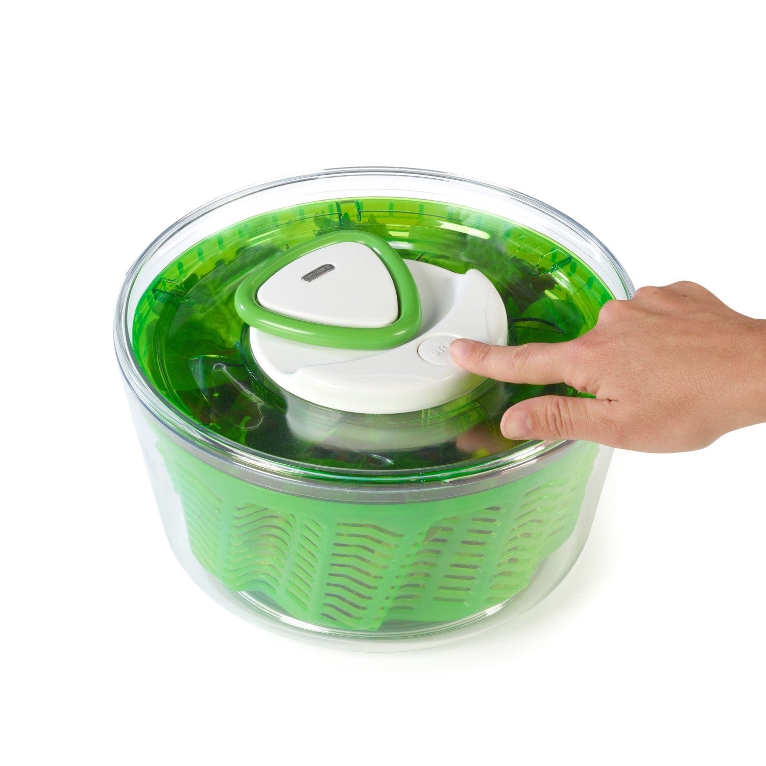 Easy Spin 2 Salad Spinner Large - Premium Kitchen Gadget for Washing & Drying Lettuce, Vegetables & Fruits - Perfect for Healthy Eating, Meal Prep & Home Cooking
