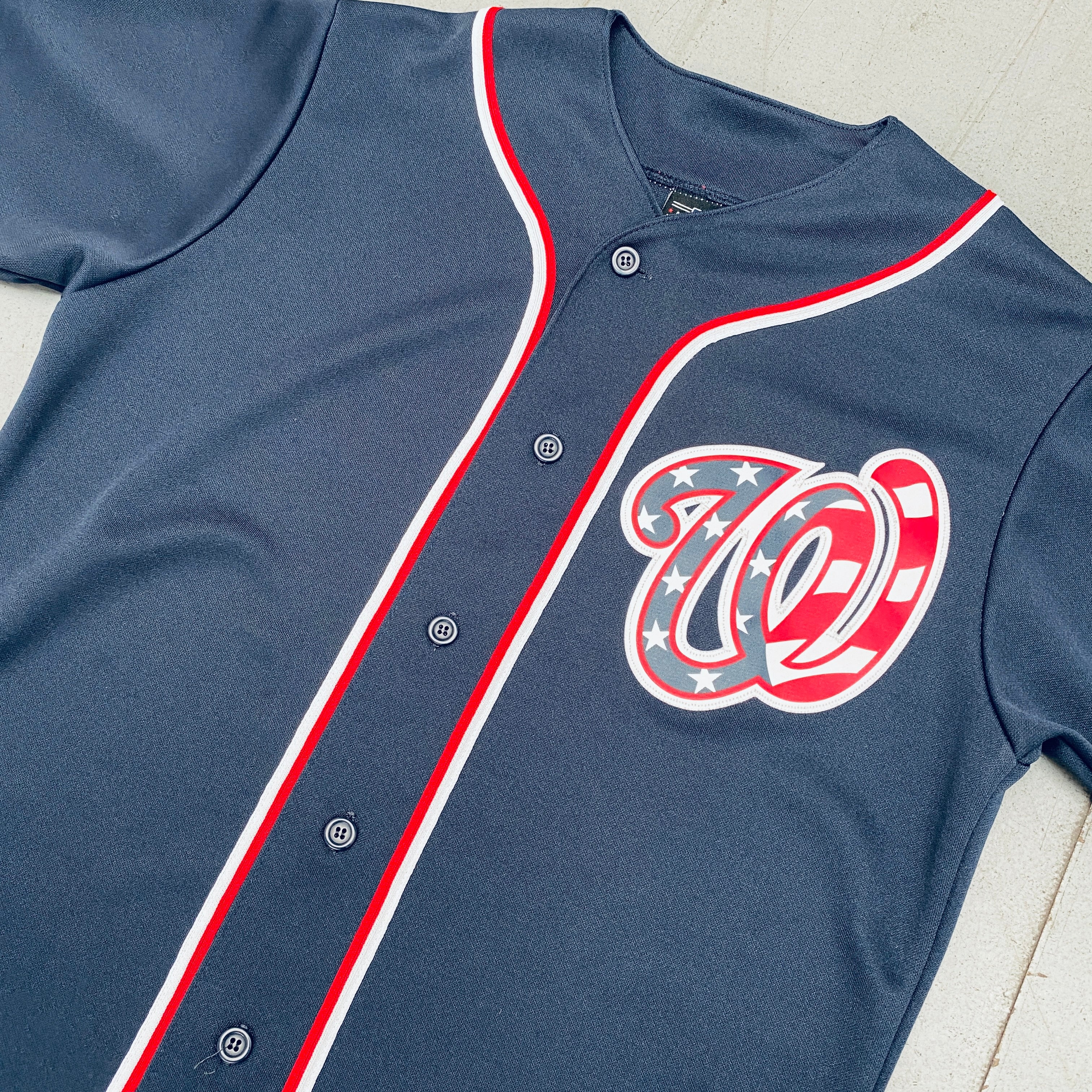 Washington Nationals 2011 Navy Blue Majestic Jersey Size S - Authentic MLB Baseball Jersey for Fans & Collectors - Perfect for Games, Tailgating & Sports Memorabilia Display