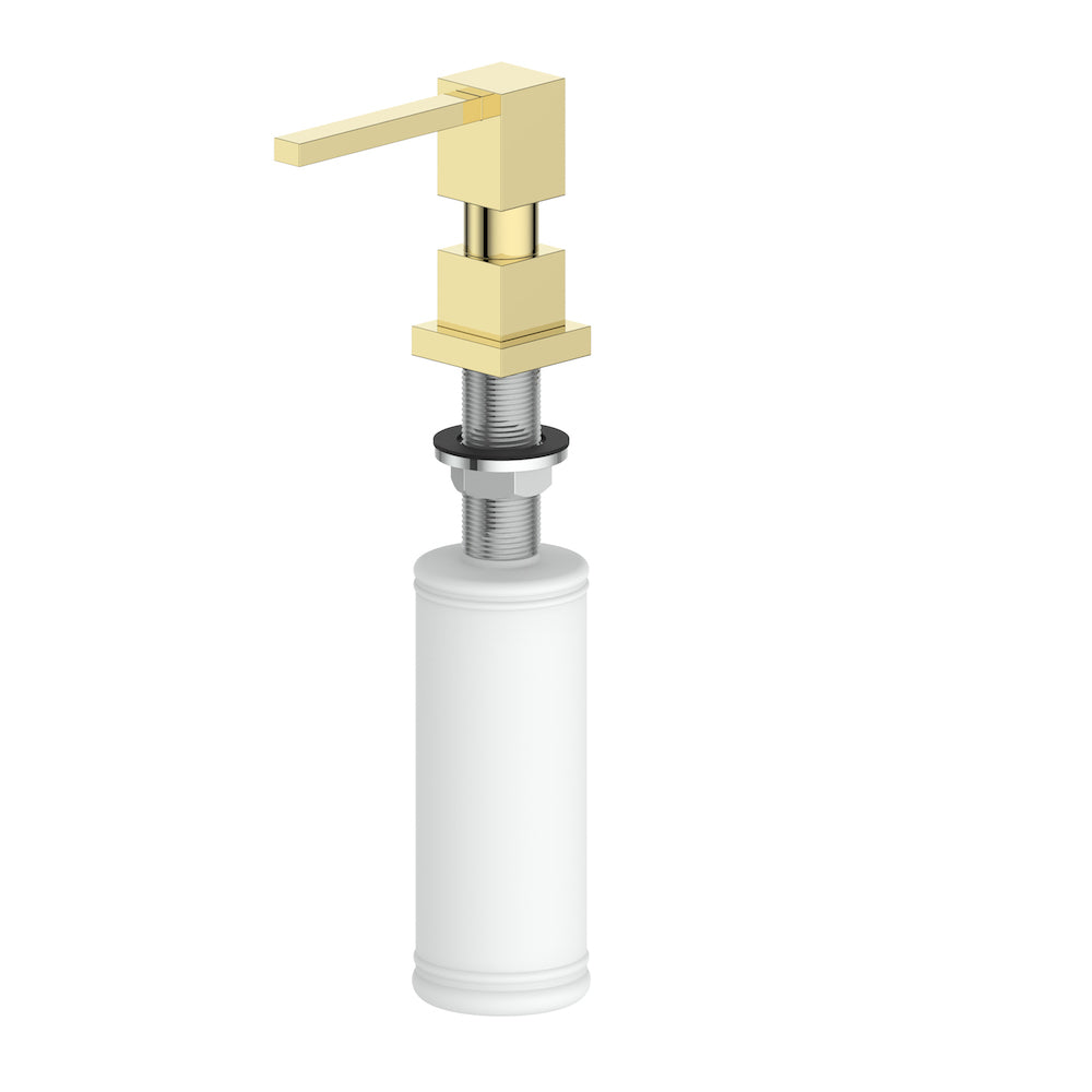 ZLINE Polished Gold Faucet Soap Dispenser (FSD PG) - Touchless Automatic Liquid Soap Dispenser for Kitchen & Bathroom Sink, Modern Home Decor Accessory