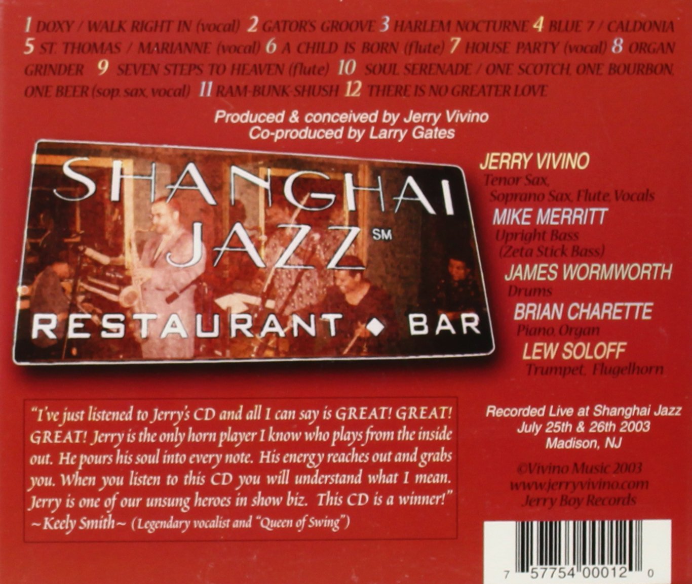 Jerry Vivino Quartet Live Jazz Performance - Shanghai Jazz Special Concert | Perfect for Jazz Lovers, Music Events & Nightlife Entertainment