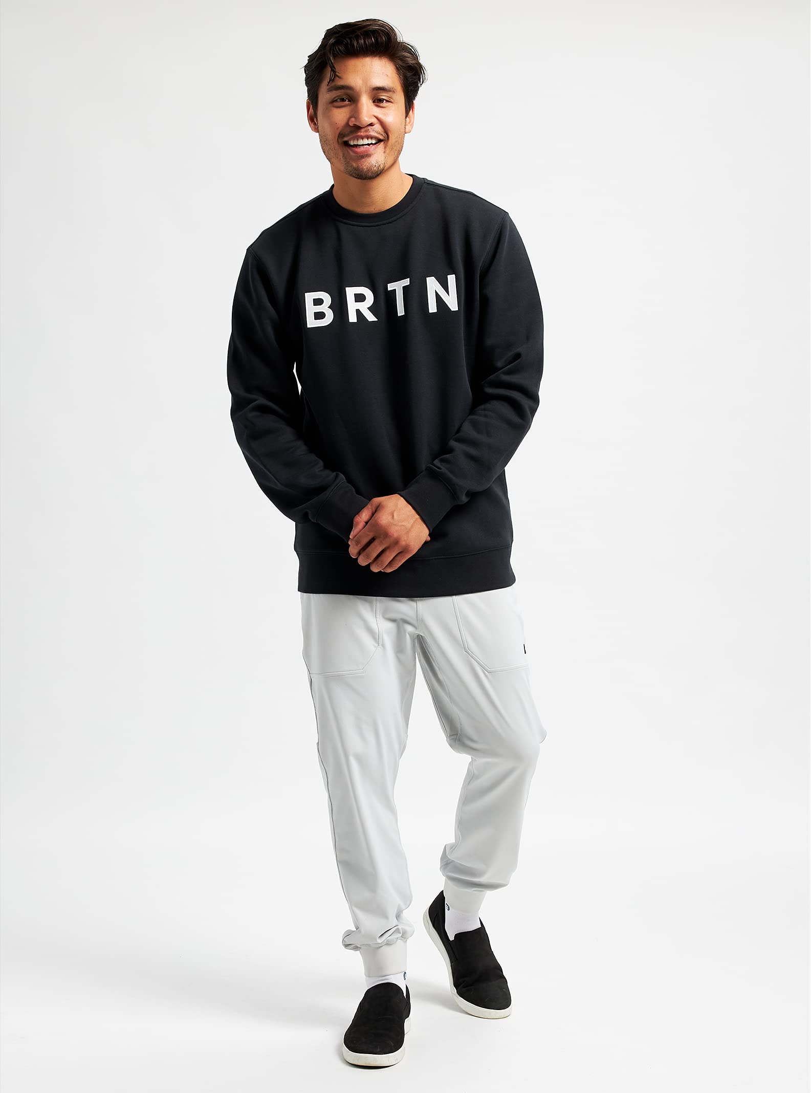 Burton BRTN Crewneck 男士女士休闲连帽卫衣 | 舒适保暖秋冬必备 | 户外运动日常穿搭