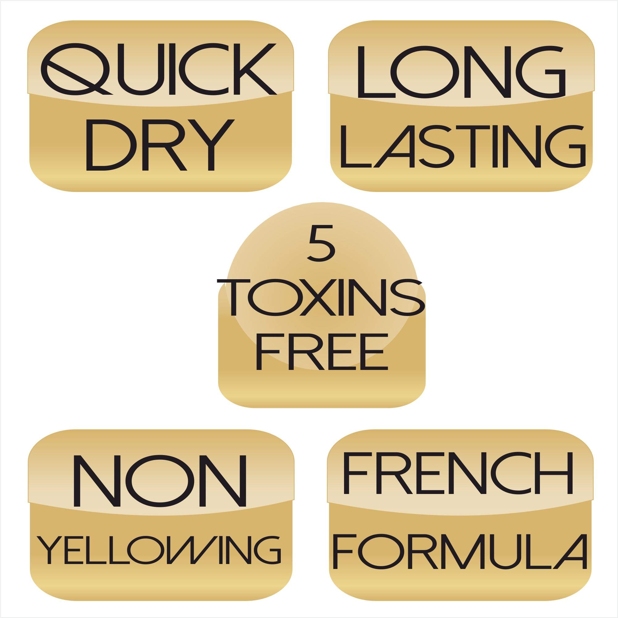 Elfani Multichrome Nail Polish - Flickering Gold & Egyptian Blue for Party & Night Out