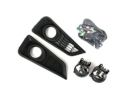 2014-2016 Honda City GM6 Clear Fog Light Kit with Cover, Wiring & Switch - Perfect for Night Driving & Enhanced Visibility in Foggy Conditions