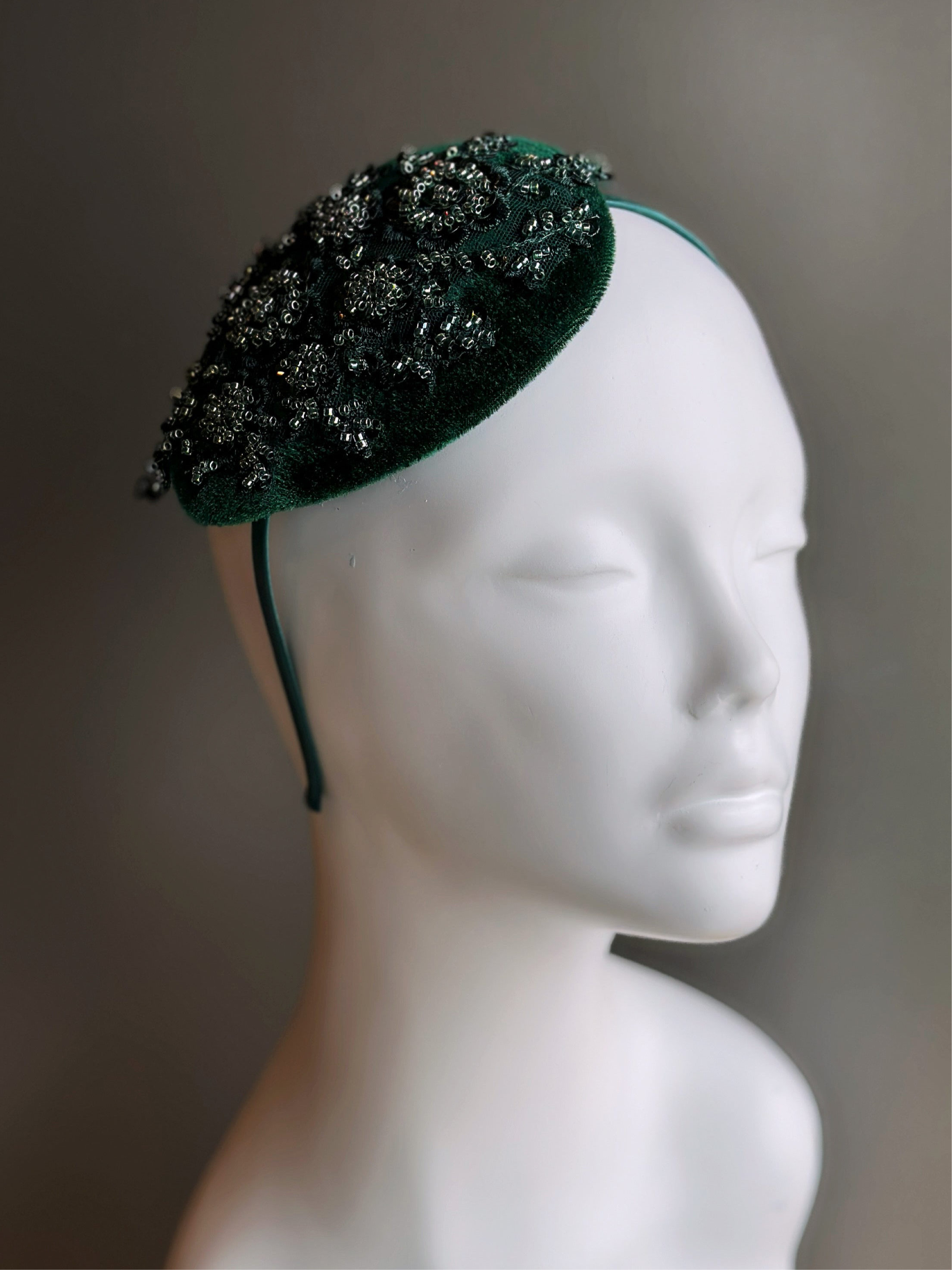 Elegant Midnight Bloom Fascinator Hat for Women - Perfect for Weddings, Tea Parties & Special Occasions