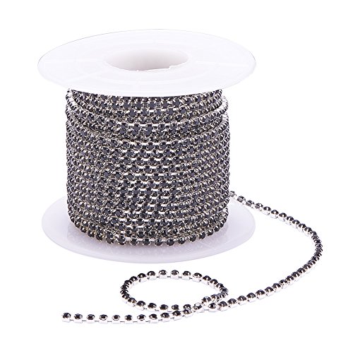 Black with Silver Bottom