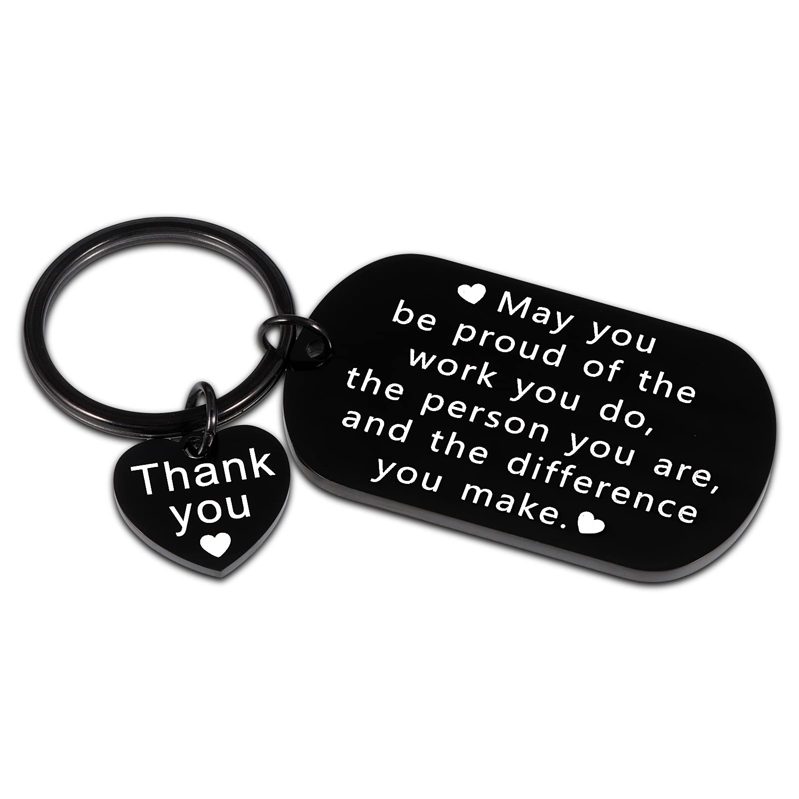 ACCOLIAMBER Moving Keychain - Thoughtful Going Away Gift for Coworkers, Employees, Women & Men - Perfect Farewell Present for Retirement, Job Change, or Relocation - Office Appreciation Gift for Colleagues & Friends