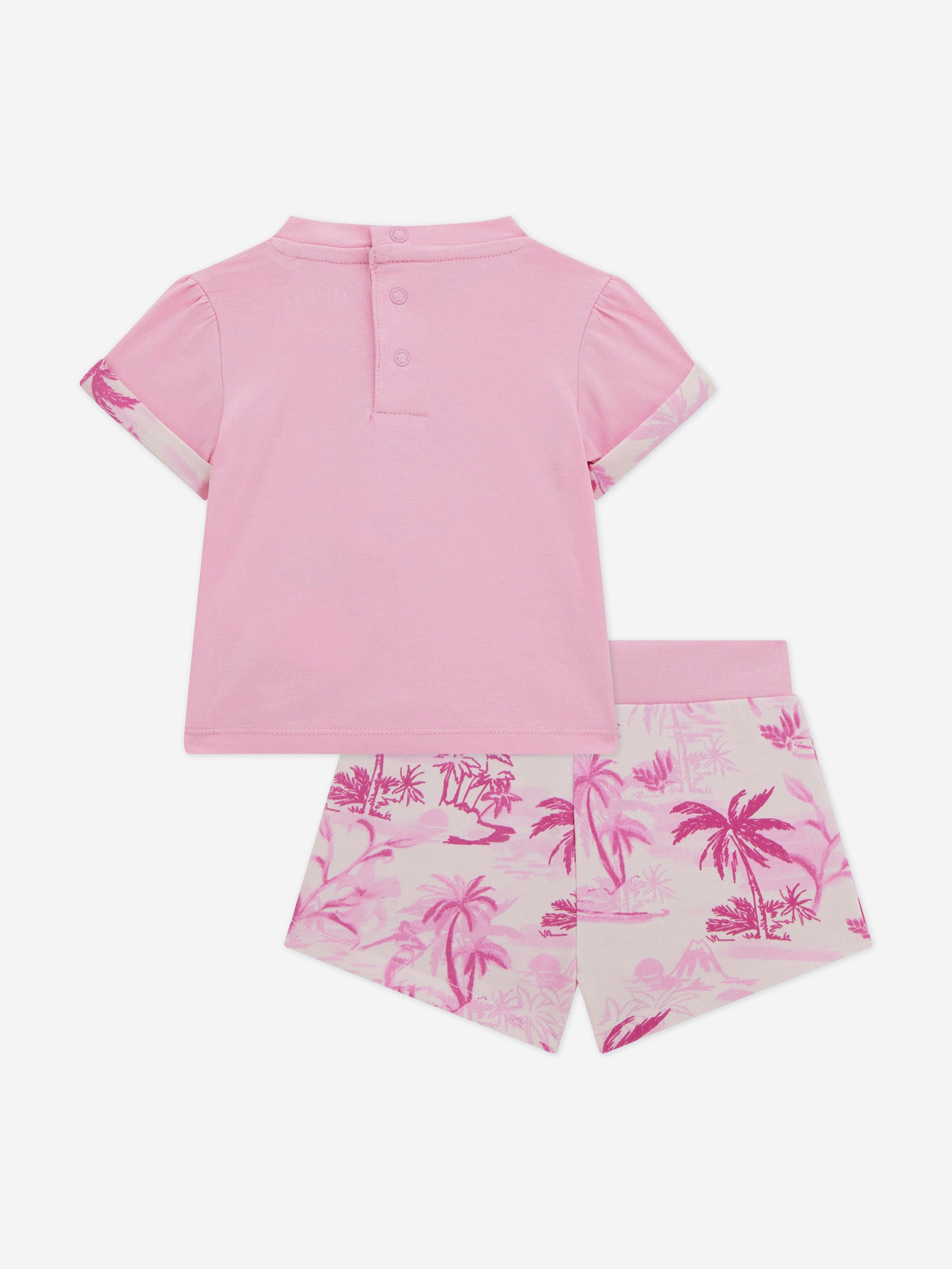 Adorable Baby Girls Short Set in Pink - Soft & Comfortable Summer Outfit for Toddlers - Perfect for Playtime, Beach Trips & Family Photos